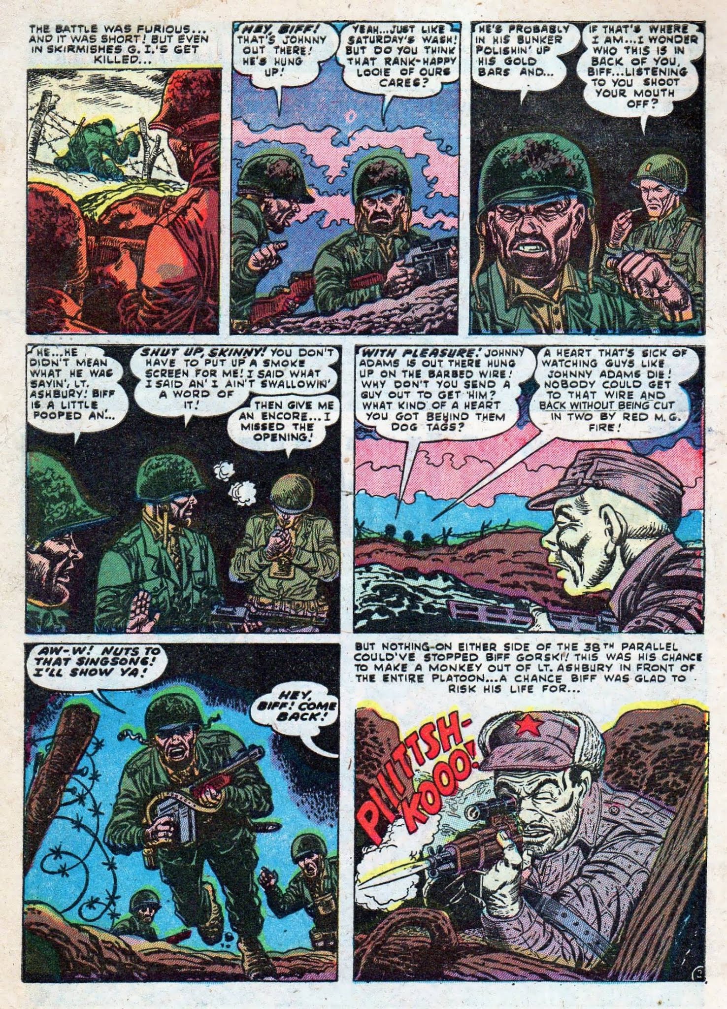 Read online Combat (1952) comic -  Issue #1 - 4