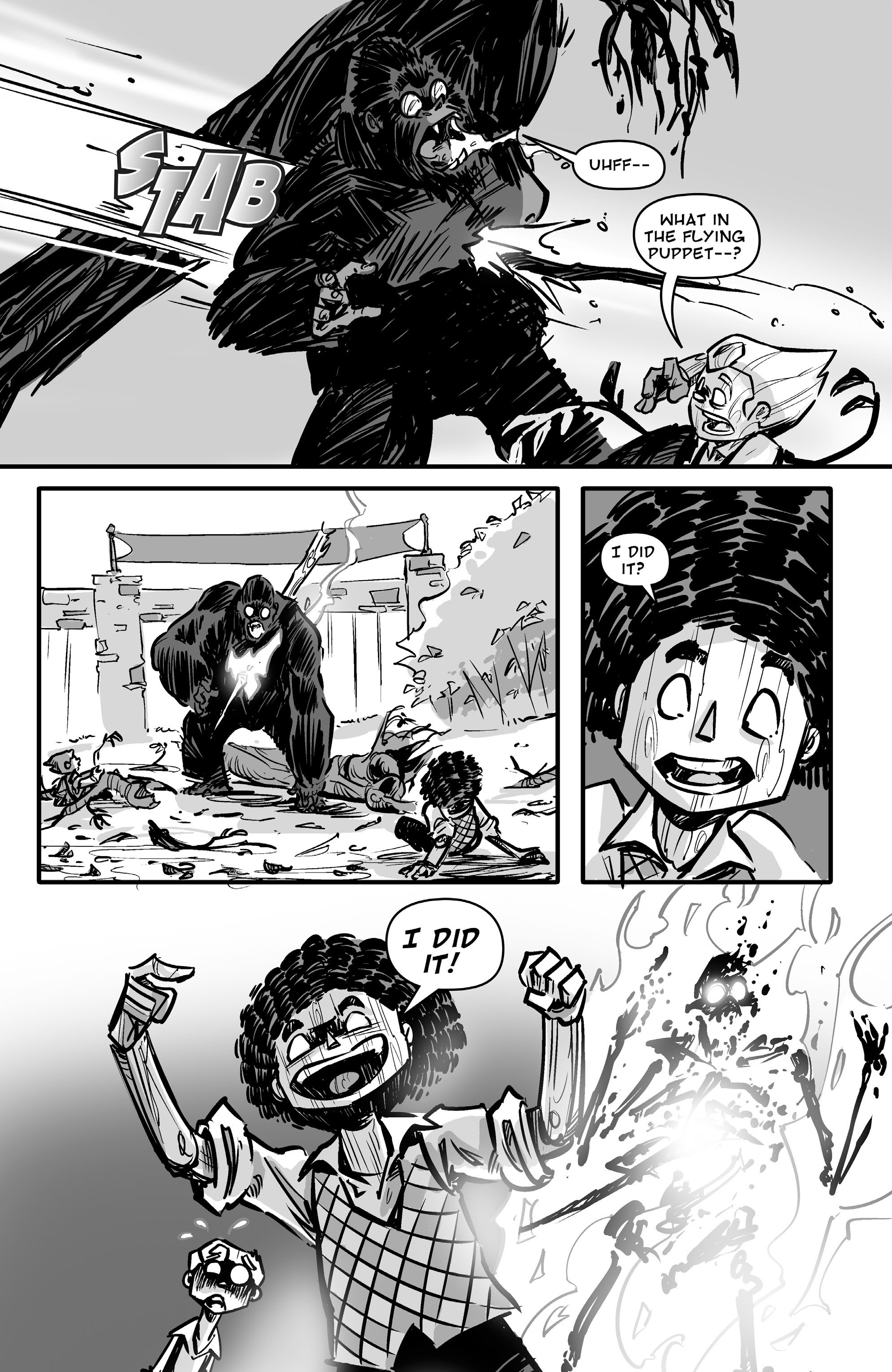 Read online Pinocchio, Vampire Slayer Versus the Vampire Zoo comic -  Issue # Full - 31