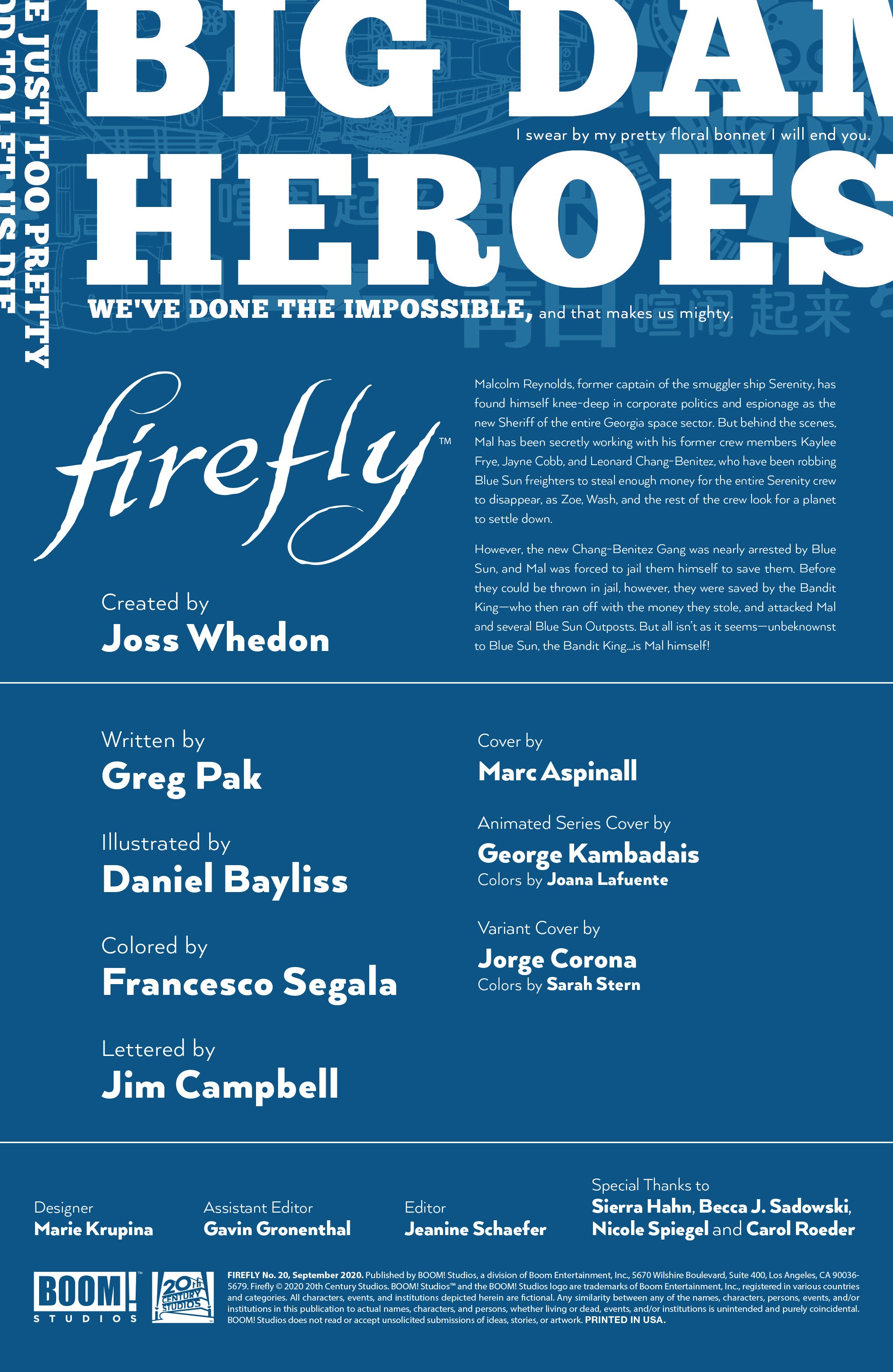 Read online Firefly comic -  Issue #20 - 2