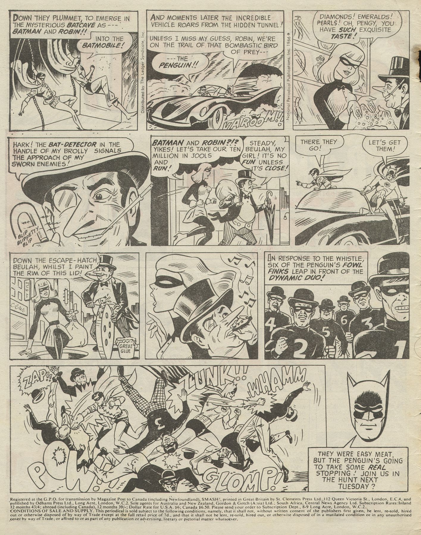 Read online Smash! (1966) comic -  Issue #38 - 9