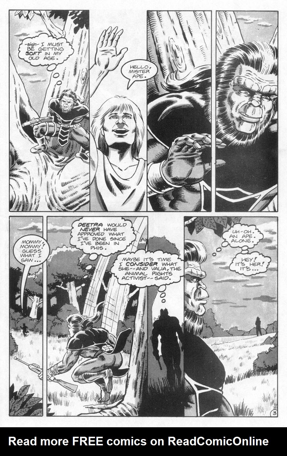 Read online Planet of the Apes: Blood of the Apes comic -  Issue #4 - 5
