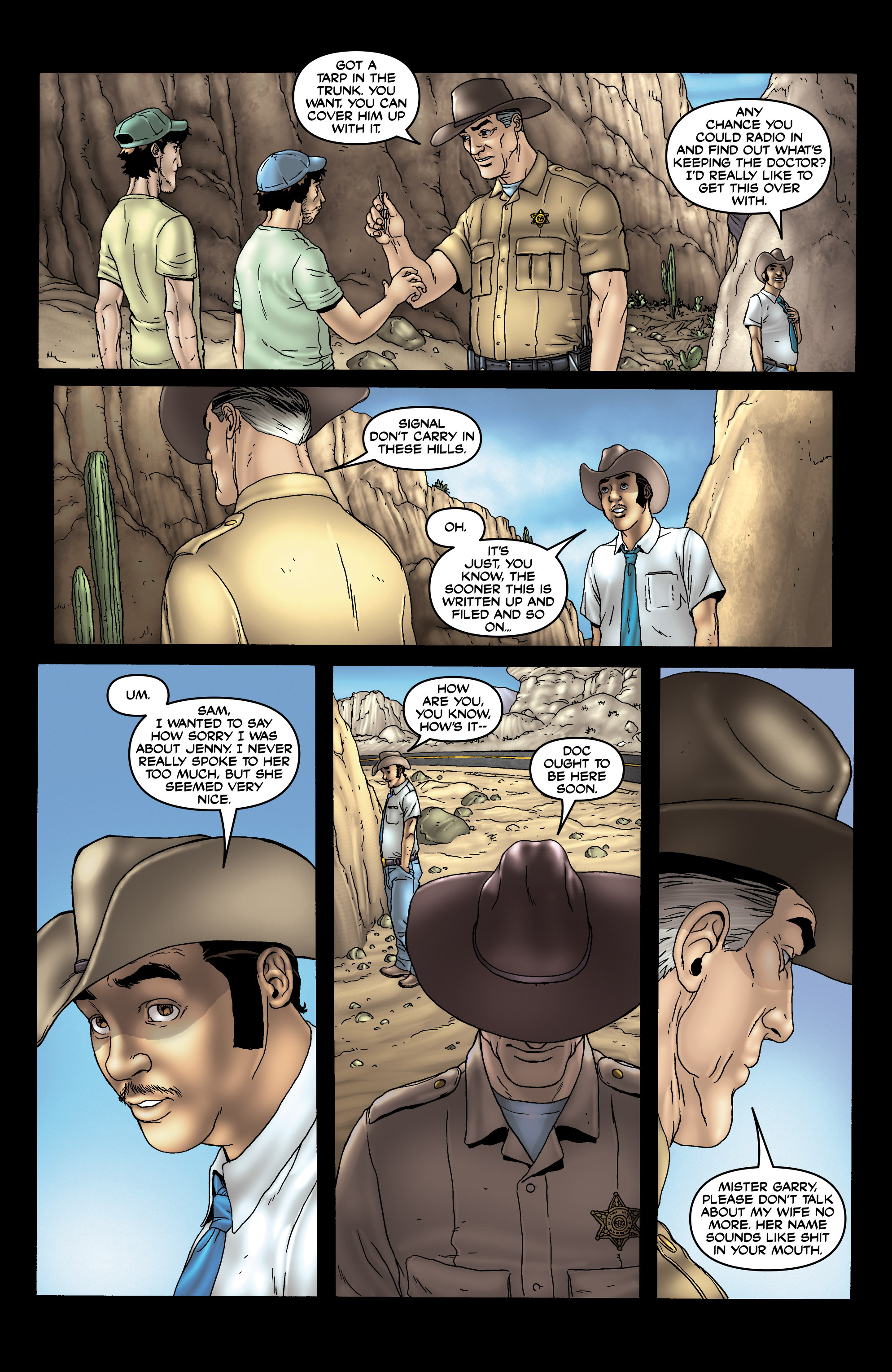 Read online Garth Ennis' 303 comic -  Issue #4 - 7