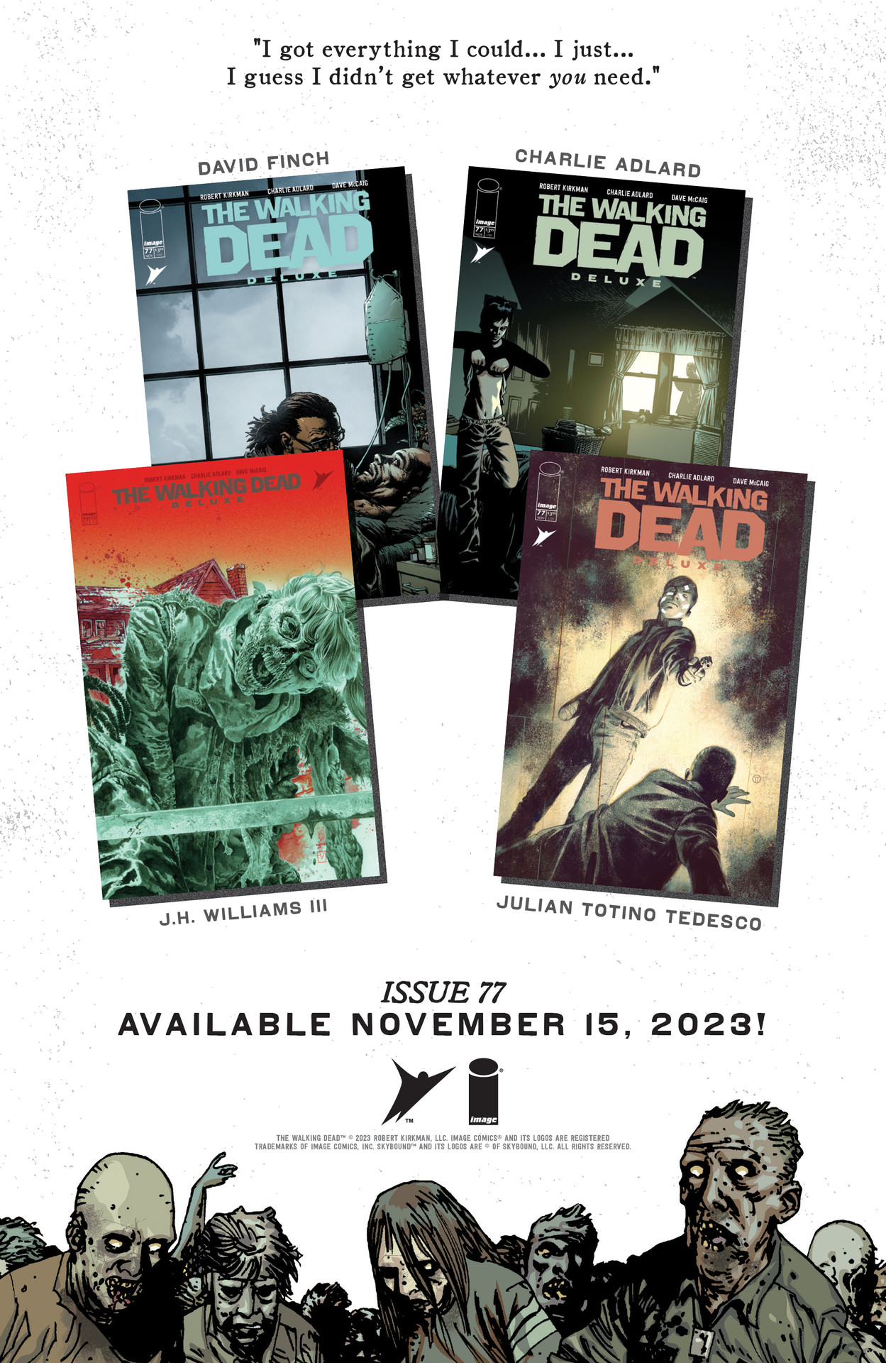 Read online The Walking Dead Deluxe comic -  Issue #76 - 34
