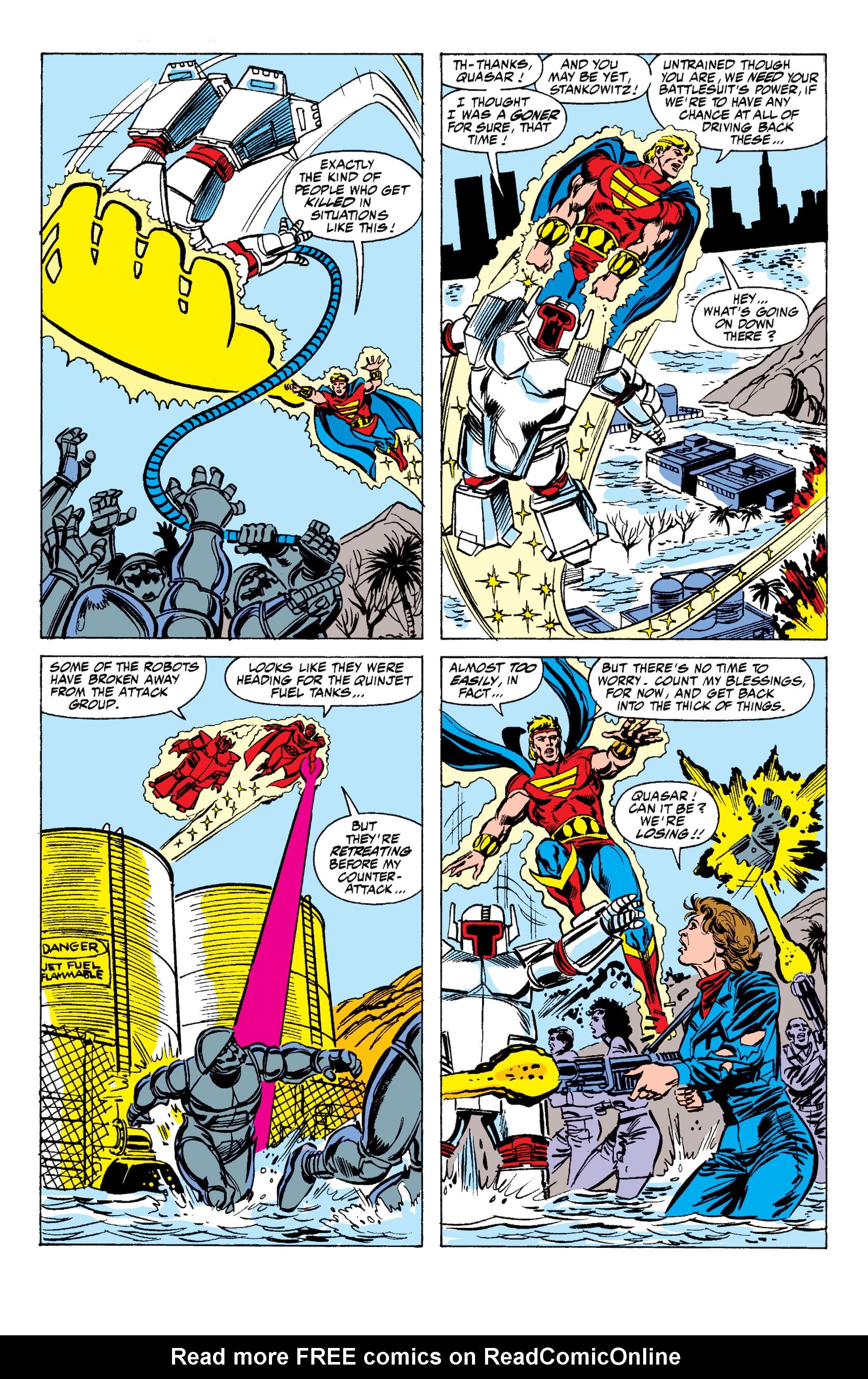 Read online Avengers West Coast Epic Collection: How The West Was Won comic -  Issue #Avengers West Coast Epic Collection Darker Than Scarlet (Part 1) - 19