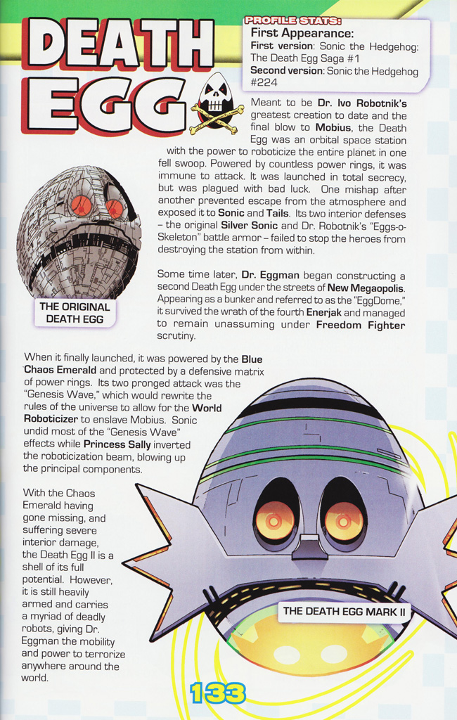 Read online Sonic the Hedgehog: The Complete Sonic Comic Encyclopedia comic -  Issue # TPB - 135