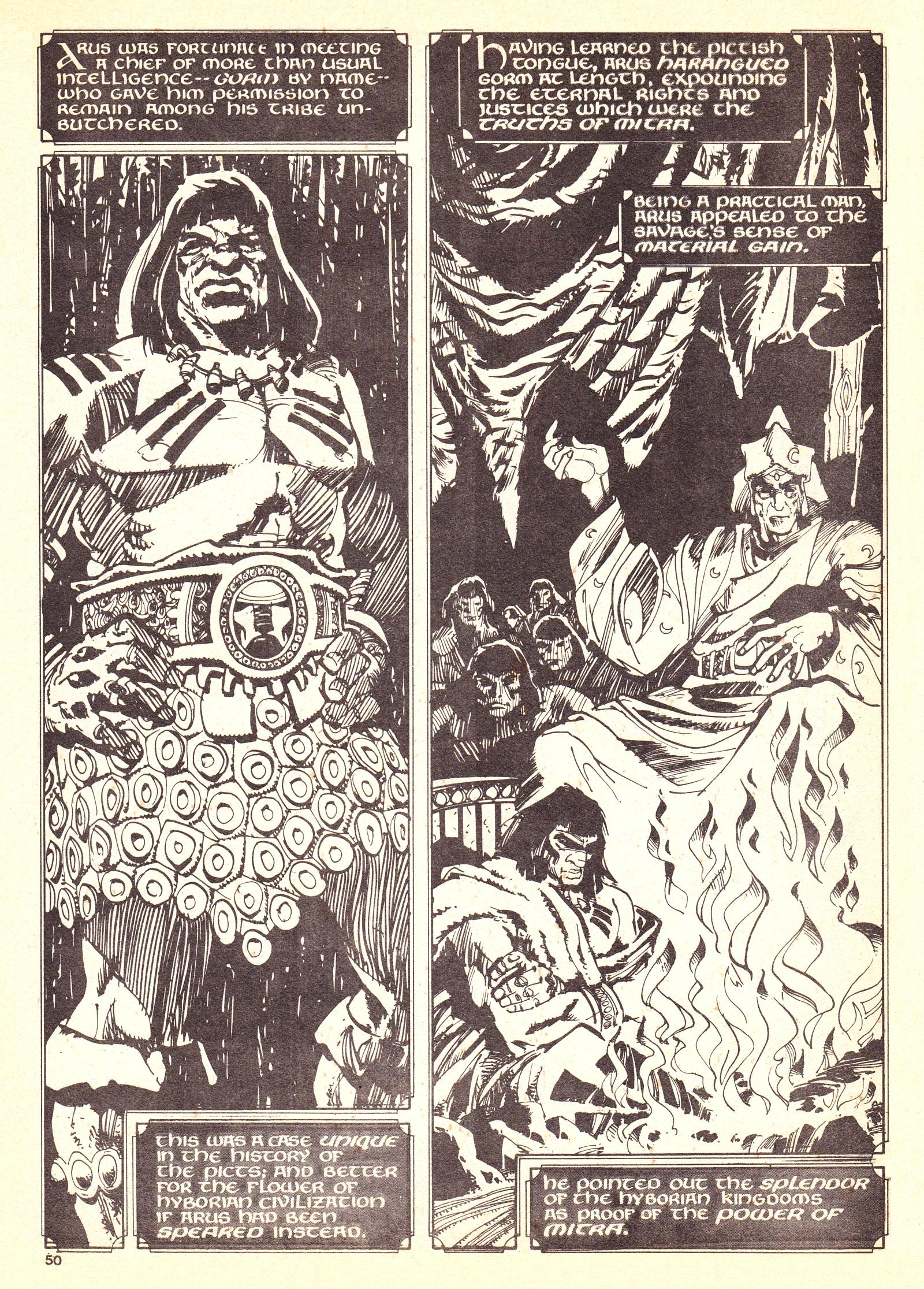 Read online The Savage Sword of Conan (1975) comic -  Issue #8 - 50