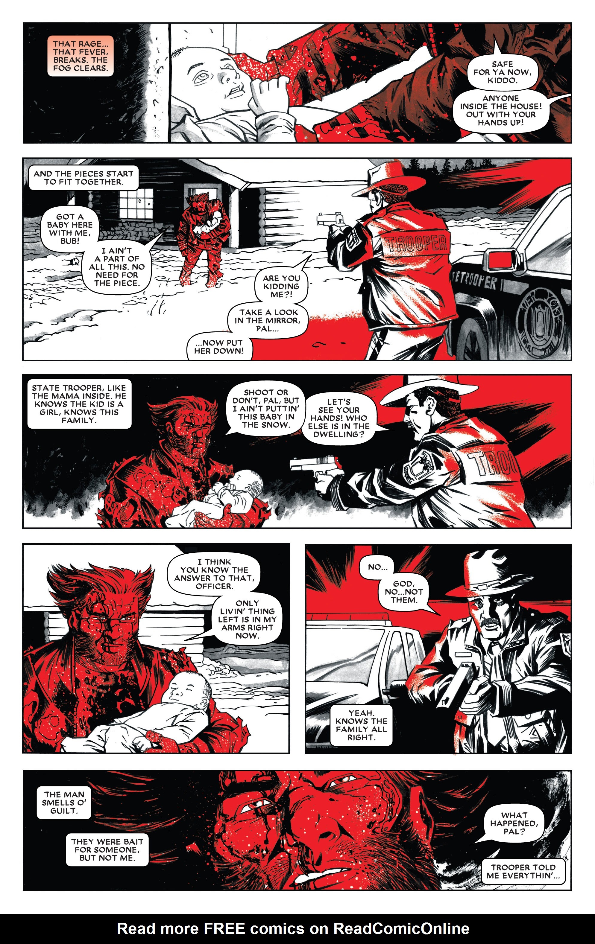 Read online Wolverine: Black, White & Blood comic -  Issue #1 - 28
