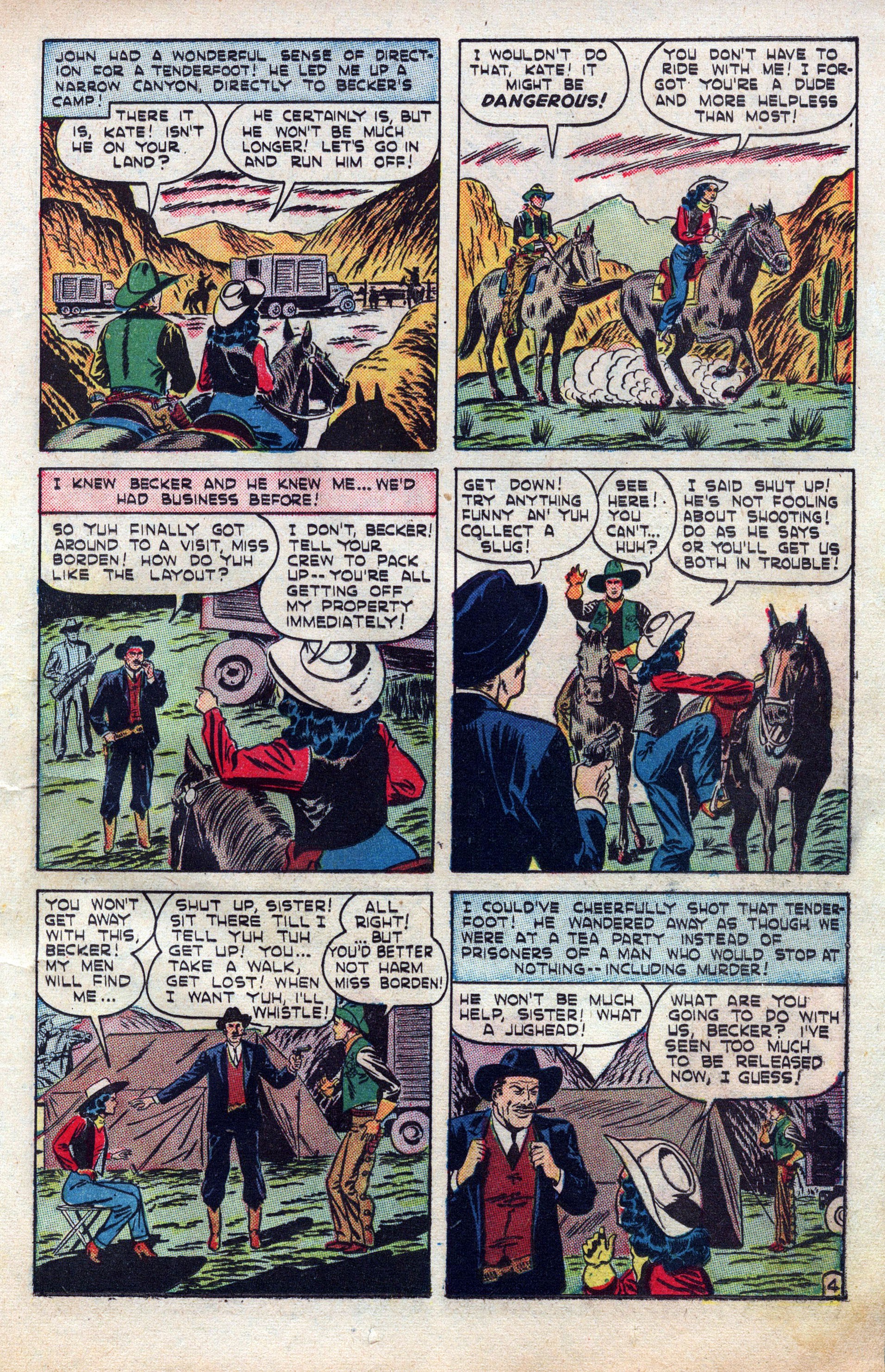 Read online Cowboy Romances comic -  Issue #2 - 19