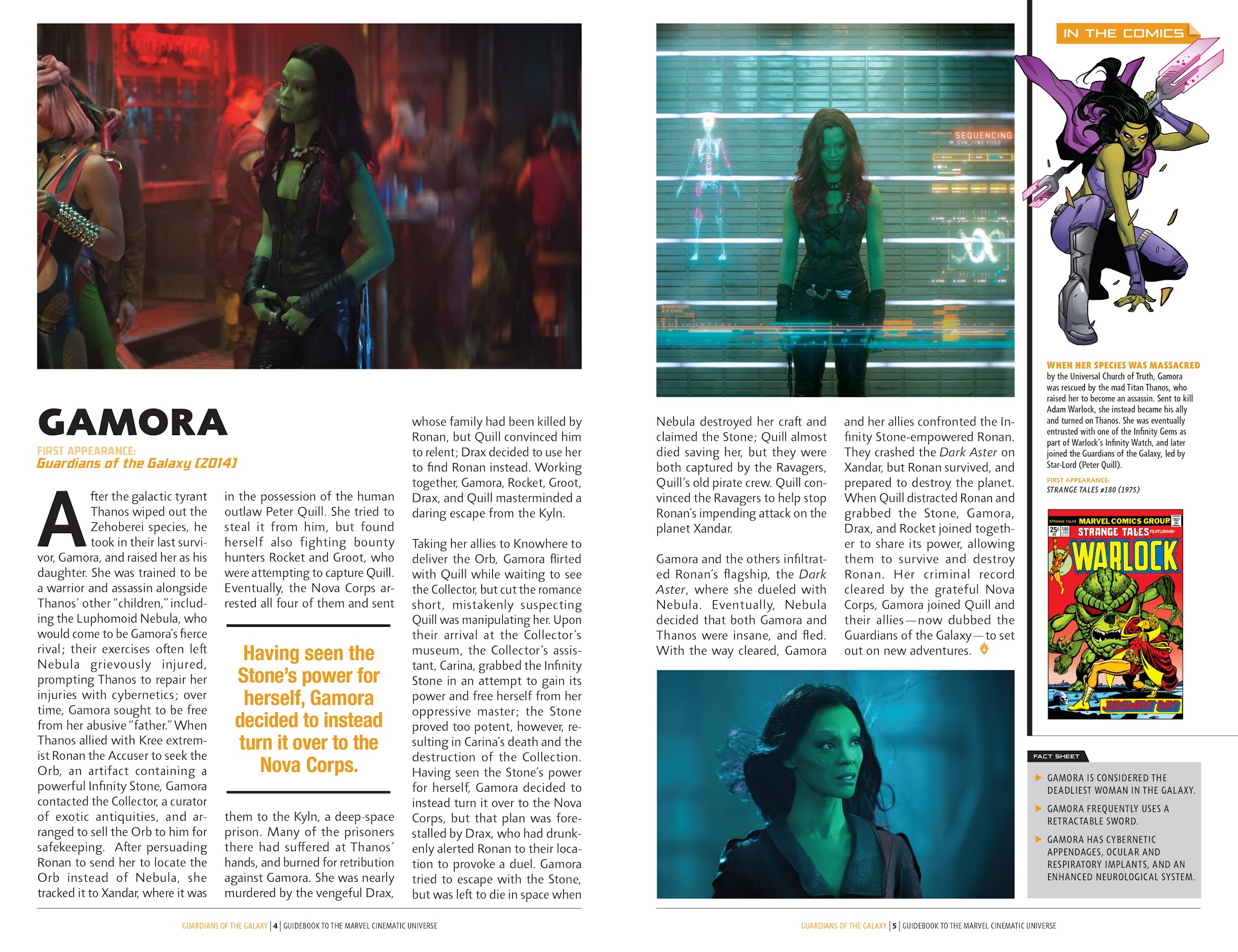 Read online Guidebook to the Marvel Cinematic Universe - Marvel's Guardians of the Galaxy comic -  Issue # Full - 5