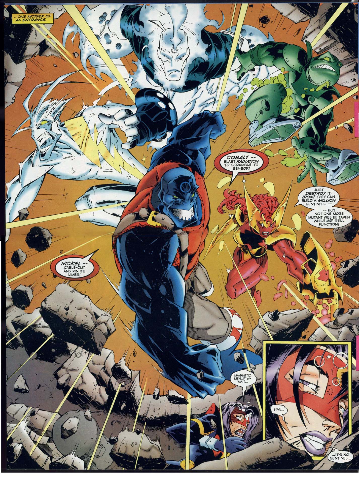 Read online Magneto And His Magnetic Men comic -  Issue # Full - 3