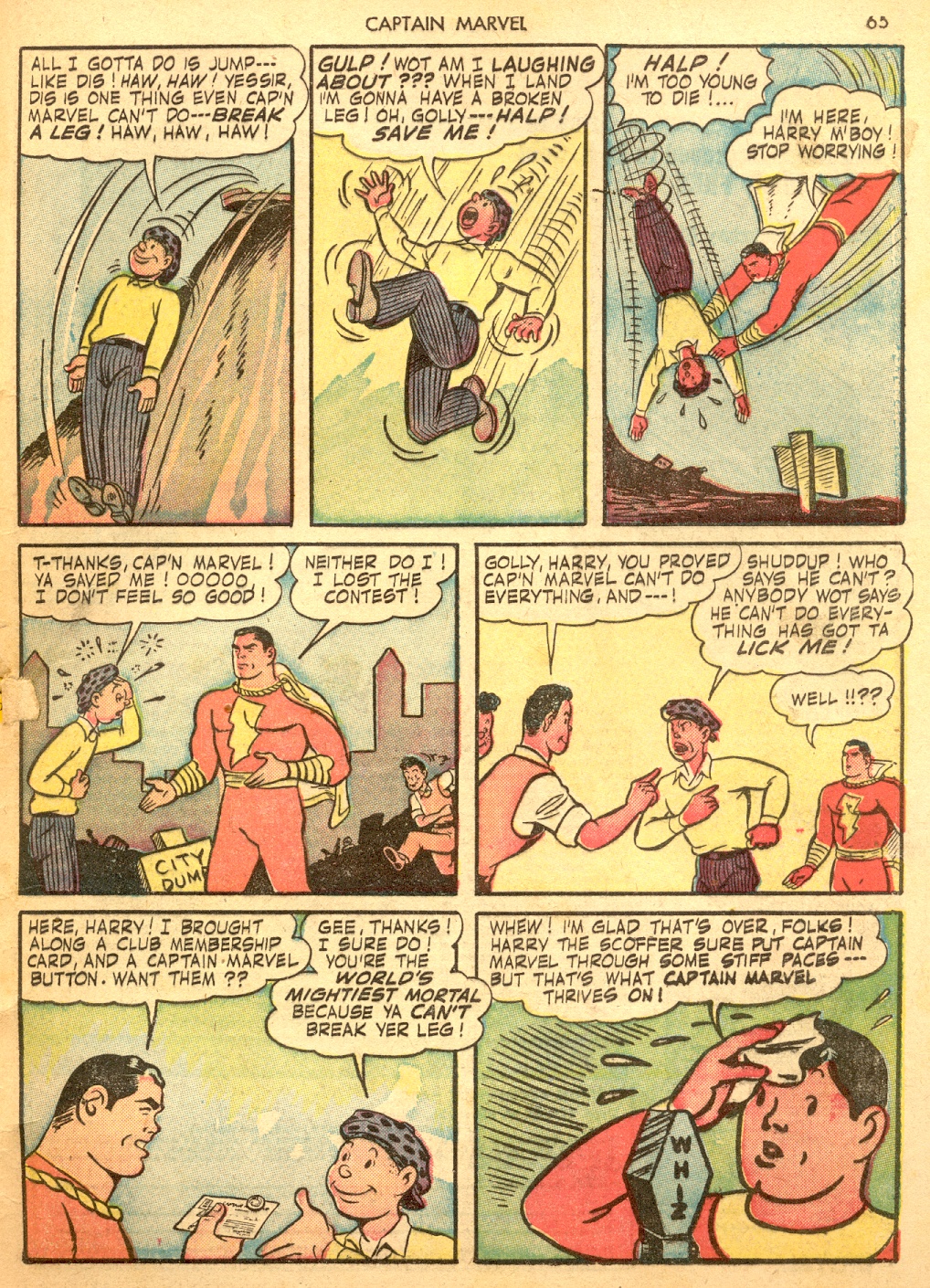 Read online Captain Marvel Adventures comic -  Issue #23 - 65