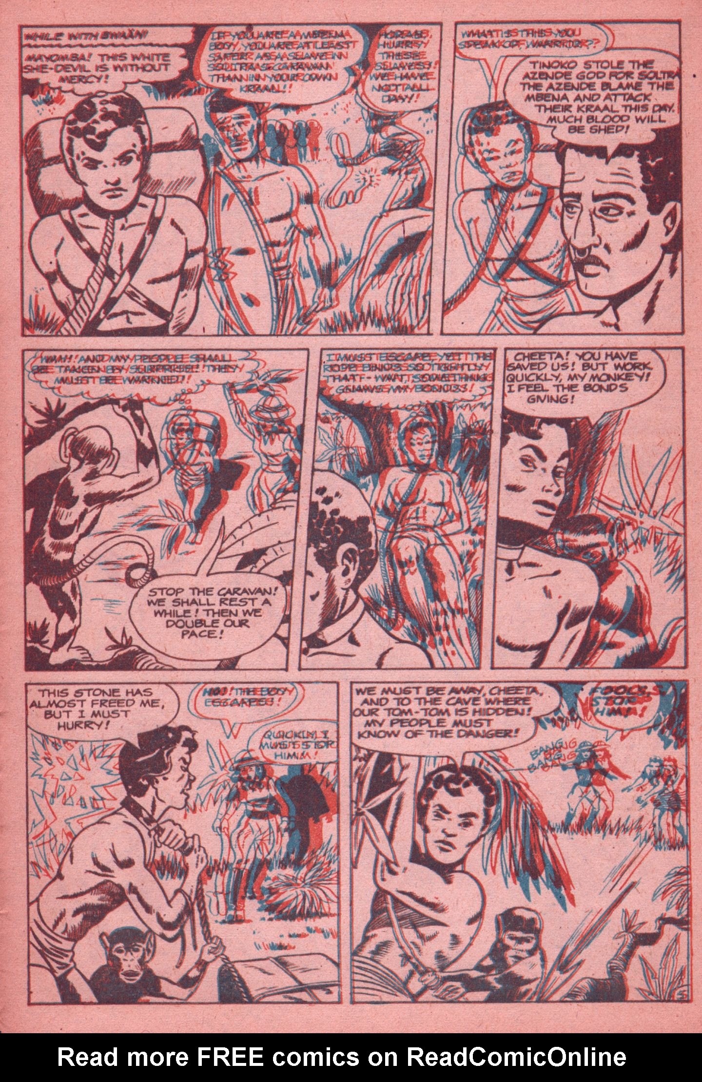 Read online Jungle Thrills 3-D comic -  Issue # Full - 7