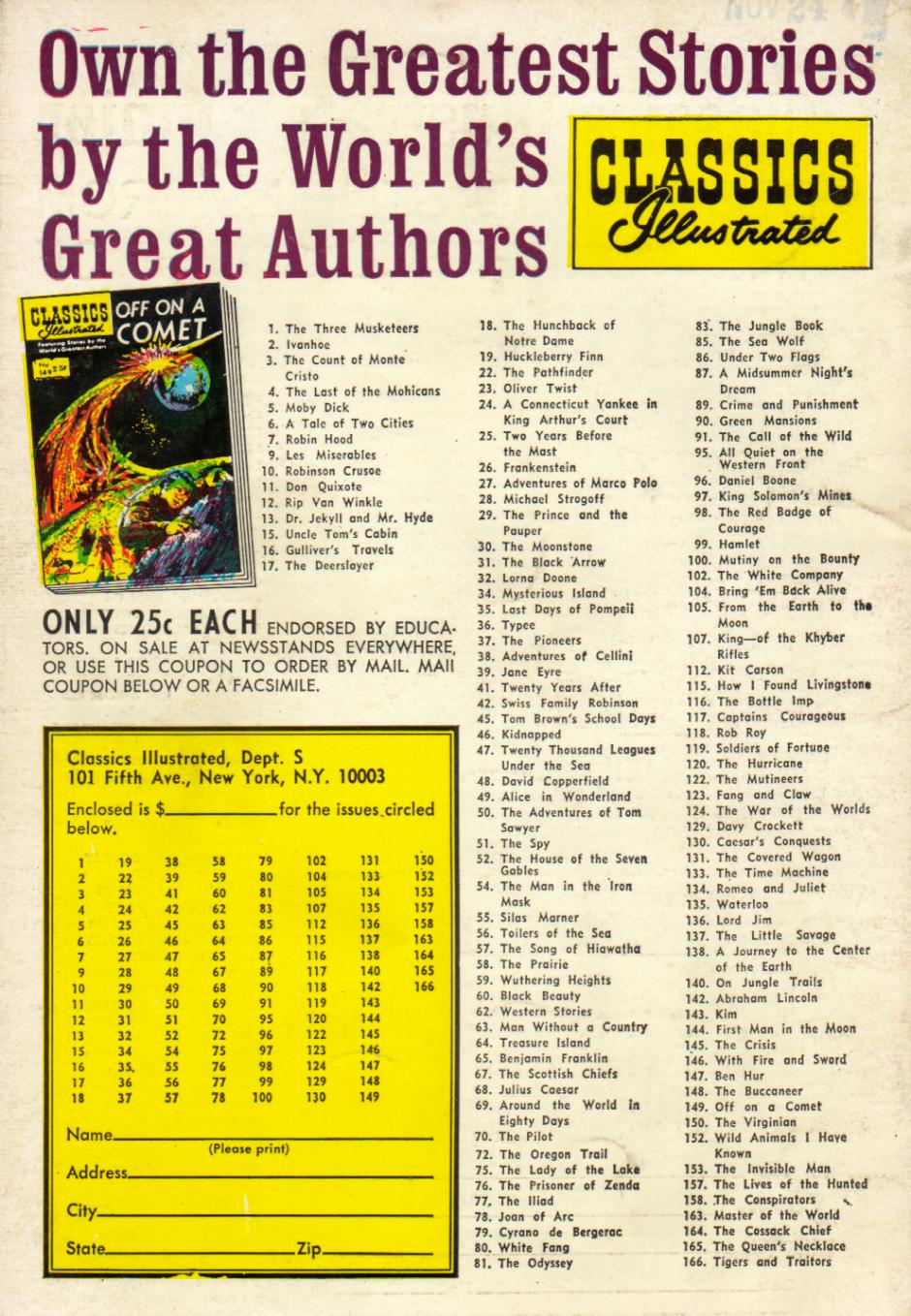 Read online Classics Illustrated comic -  Issue #82 - 52