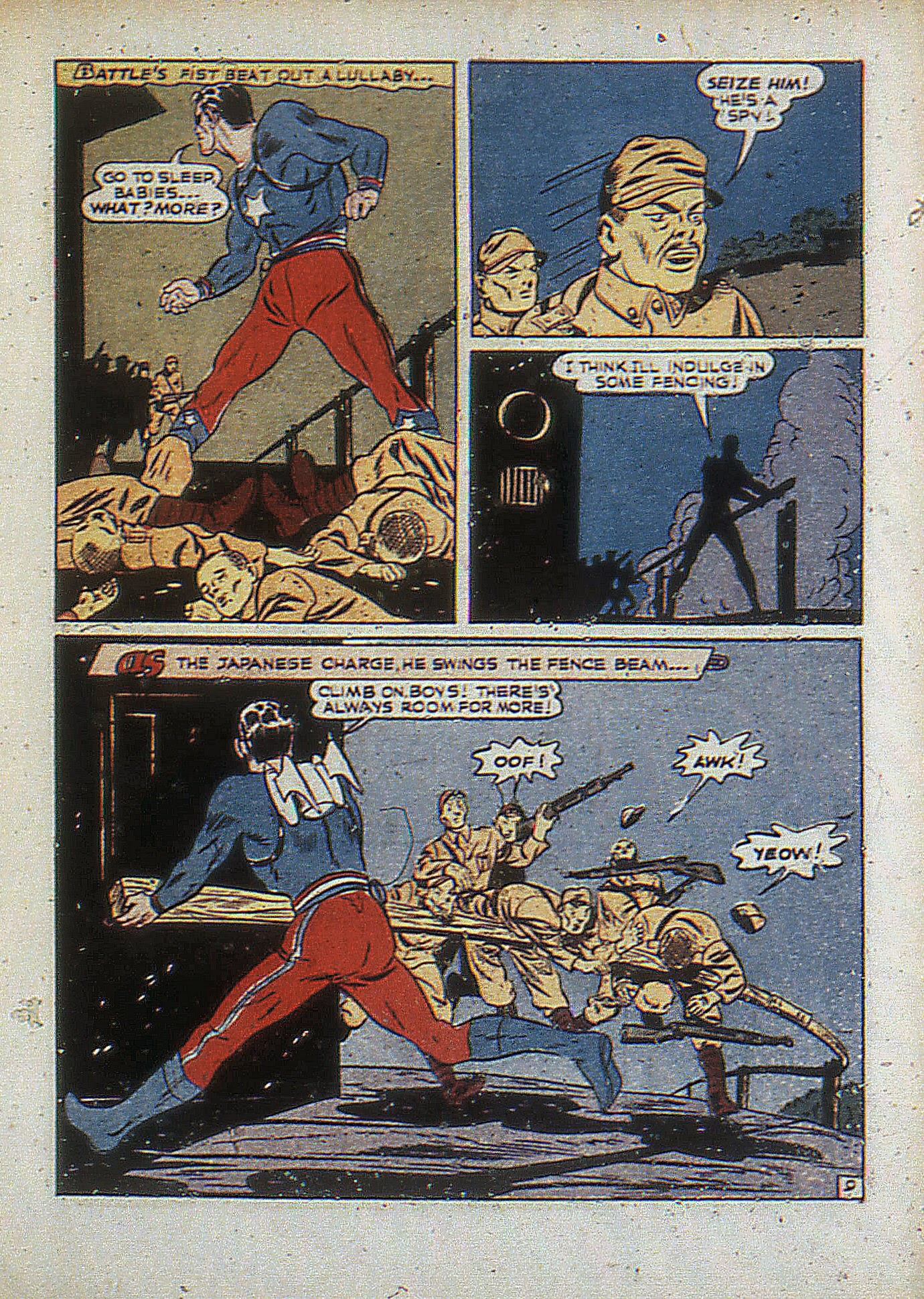 Read online Captain Battle Comics comic -  Issue #1 - 27