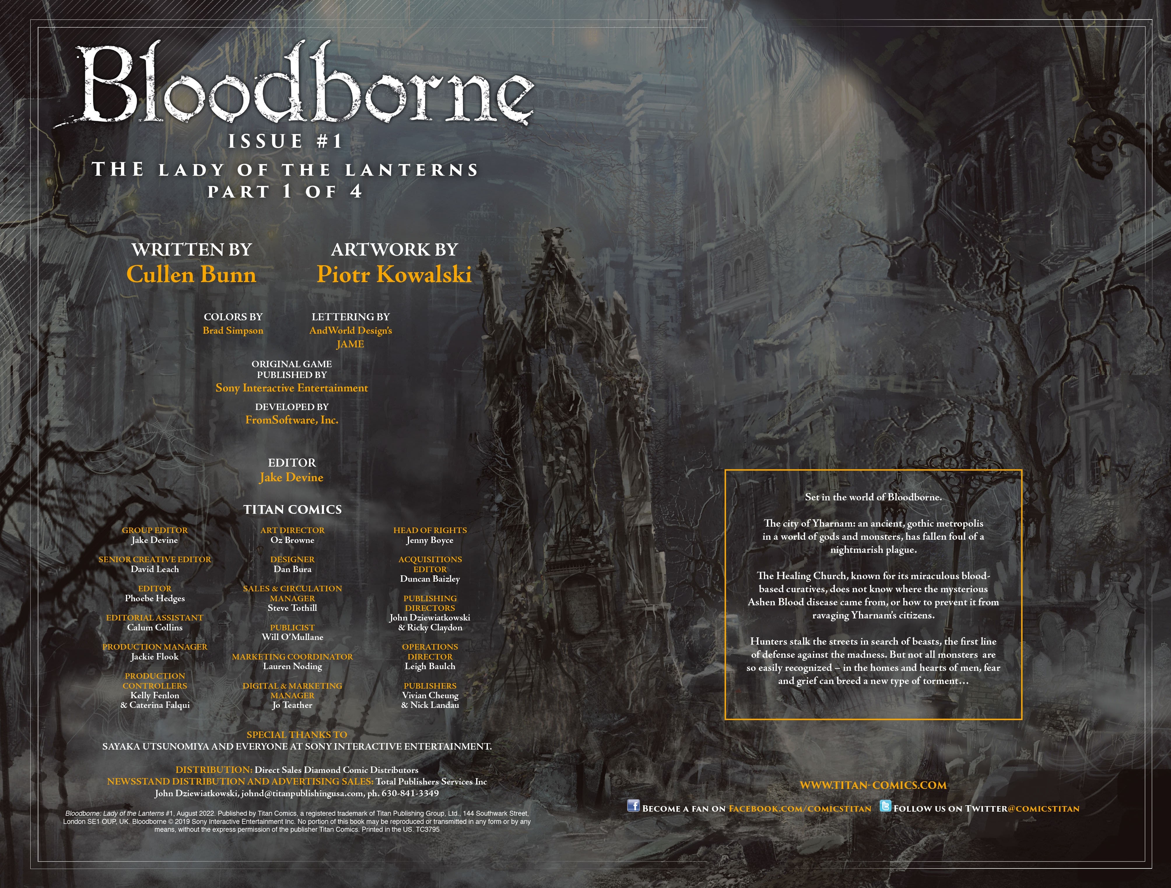 Read online Bloodborne: Lady of the Lanterns comic -  Issue #1 - 2