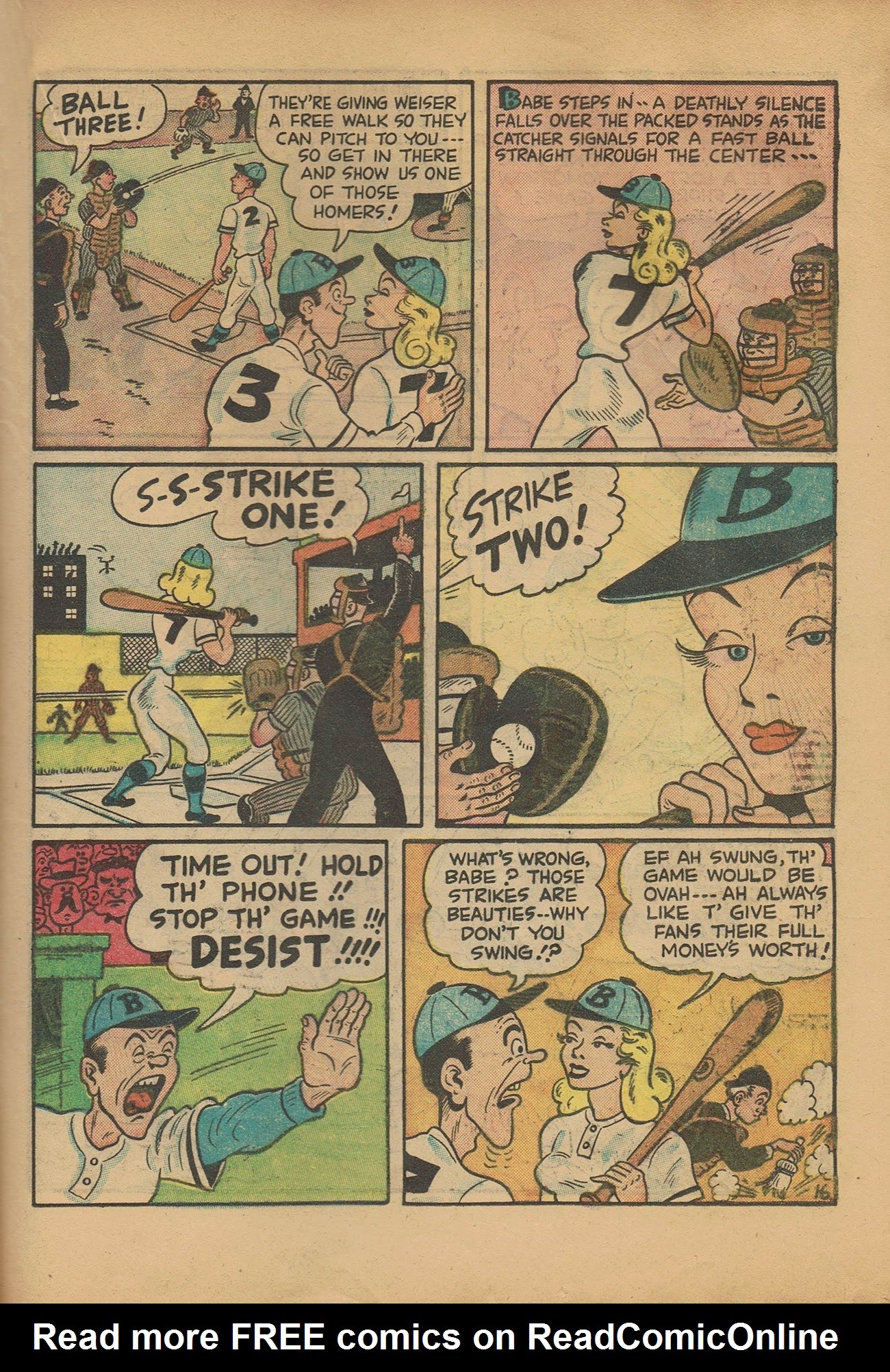 Read online Babe (1948) comic -  Issue #2 - 29