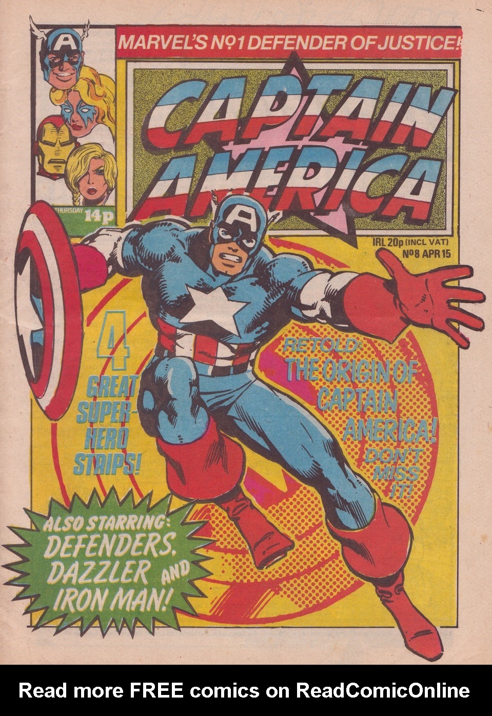 Read online Captain America (1981) comic -  Issue #8 - 1