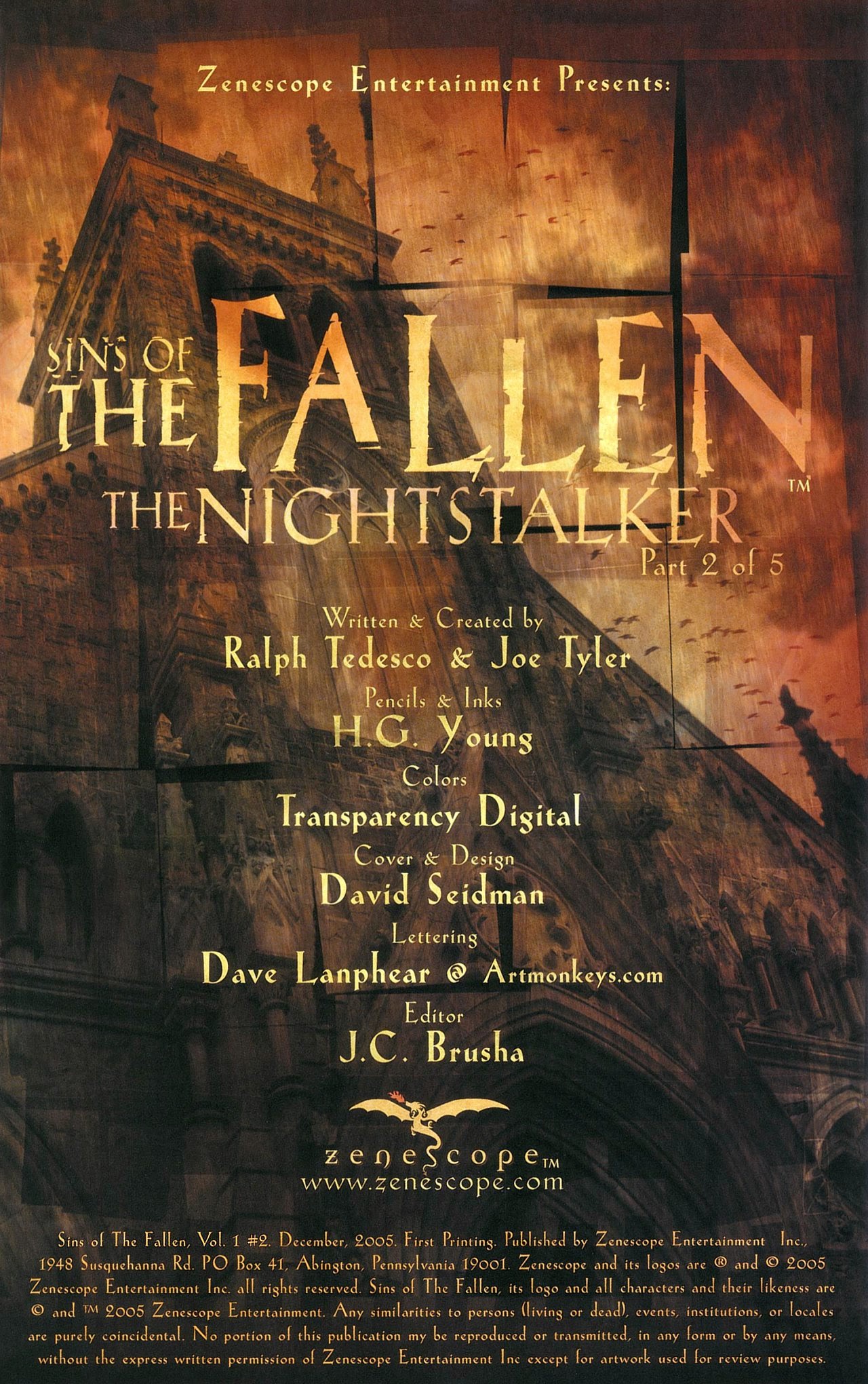 Read online Sins Of The Fallen comic -  Issue #2 - 2