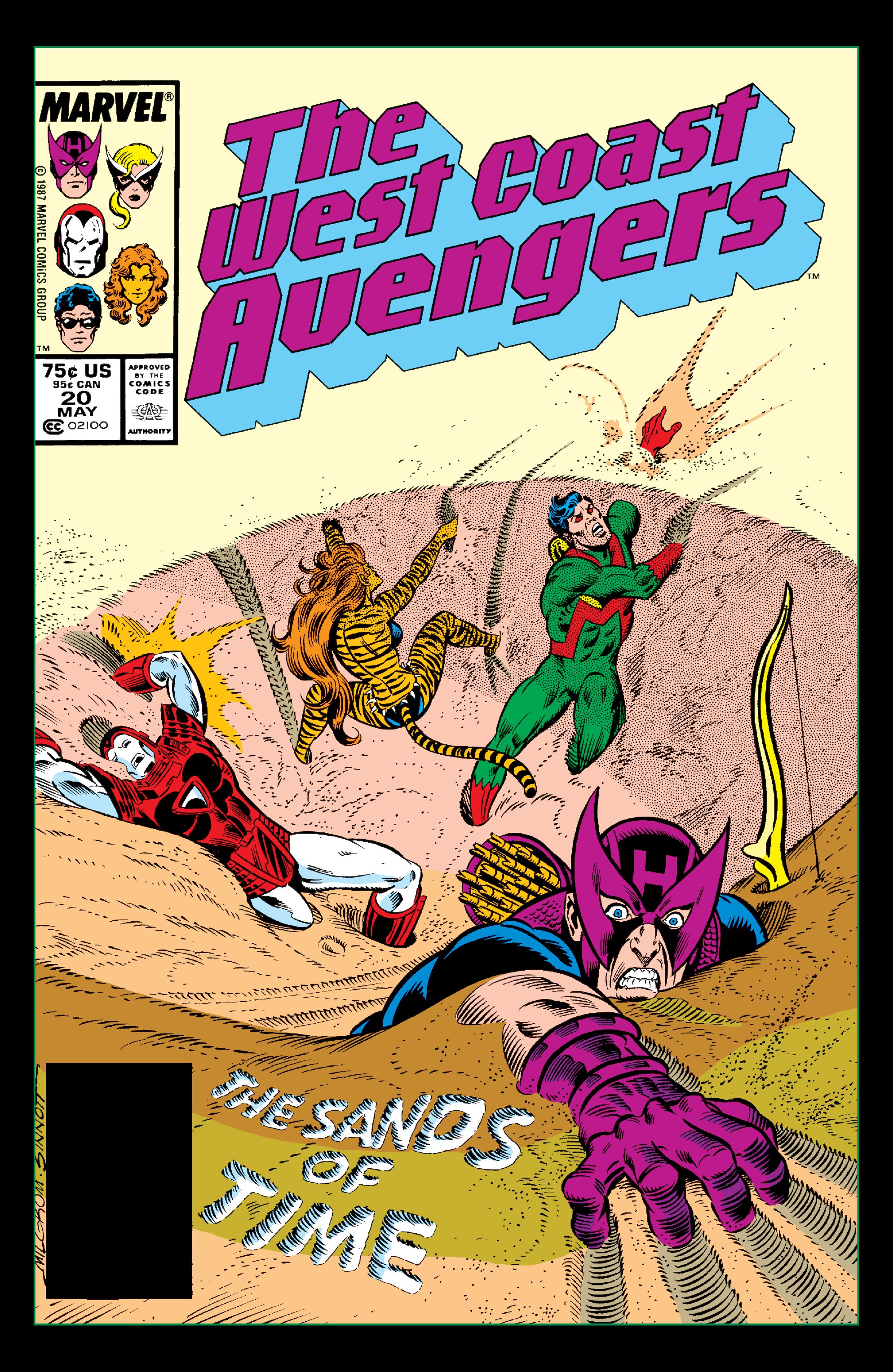 Read online Avengers West Coast Epic Collection: How The West Was Won comic -  Issue #Avengers West Coast Epic Collection Lost in Space-Time (Part 4) - 62