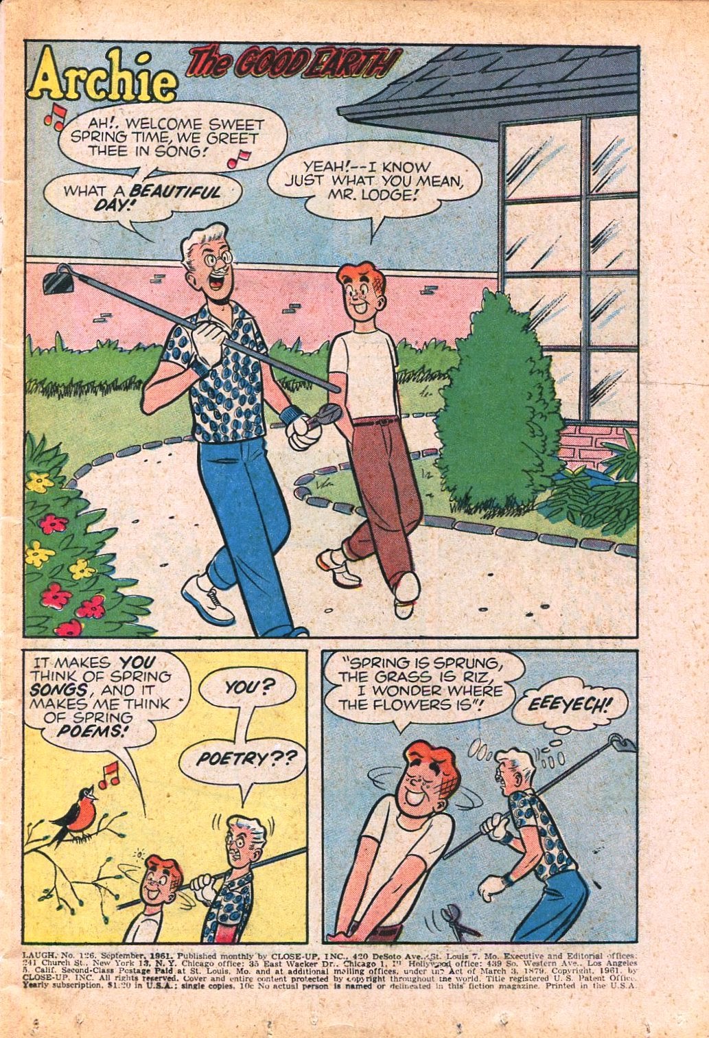 Read online Laugh (Comics) comic -  Issue #126 - 3