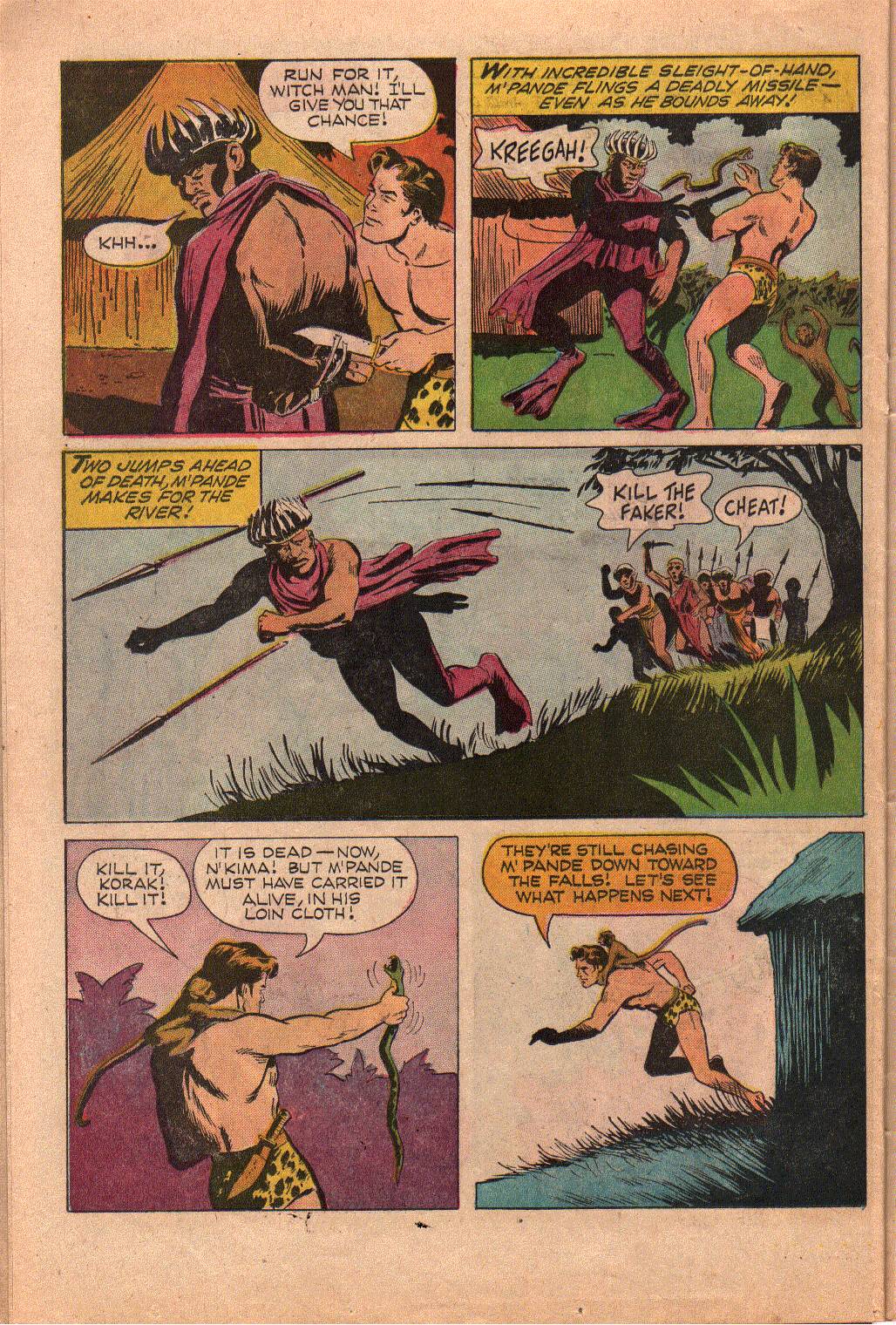 Read online Korak, Son of Tarzan (1964) comic -  Issue #23 - 22