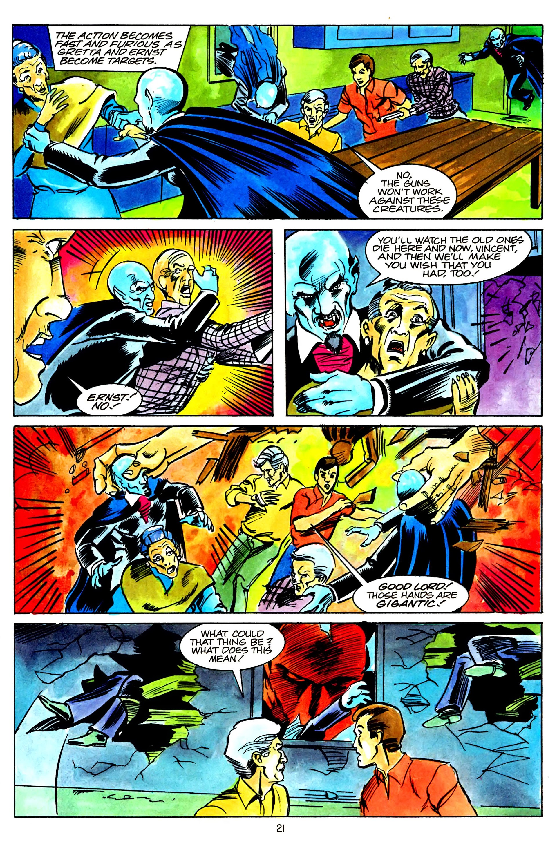 Read online Fright Night (1988) comic -  Issue #7 - 23