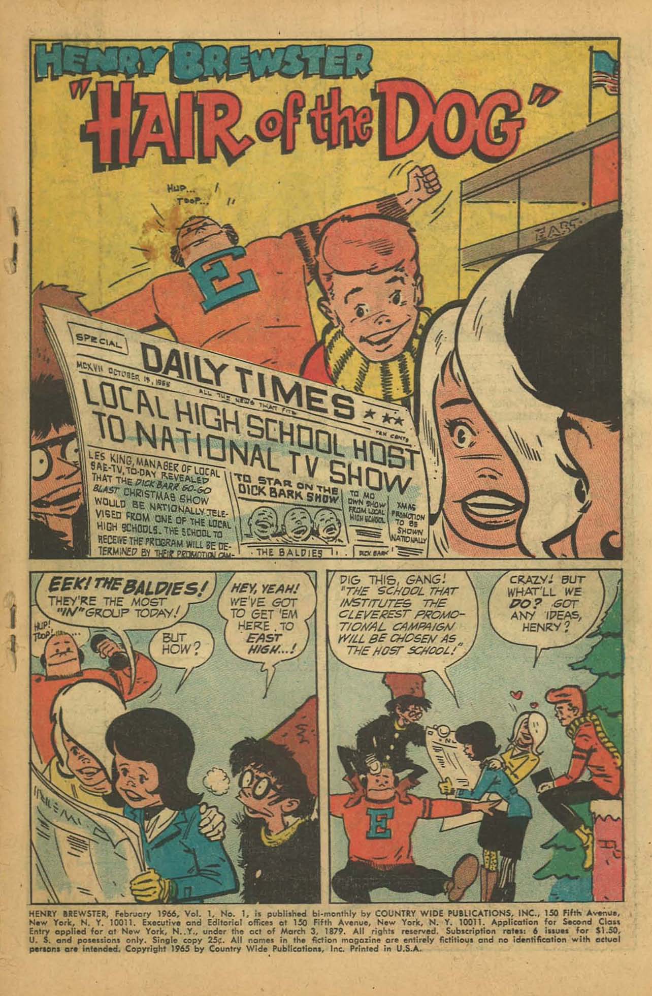 Read online Henry Brewster comic -  Issue #1 - 3