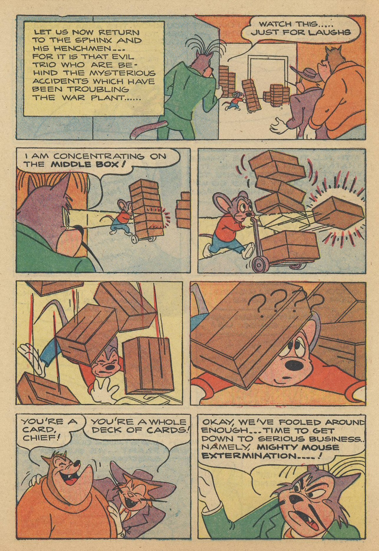 Read online Paul Terry's Mighty Mouse Comics comic -  Issue #45 - 42