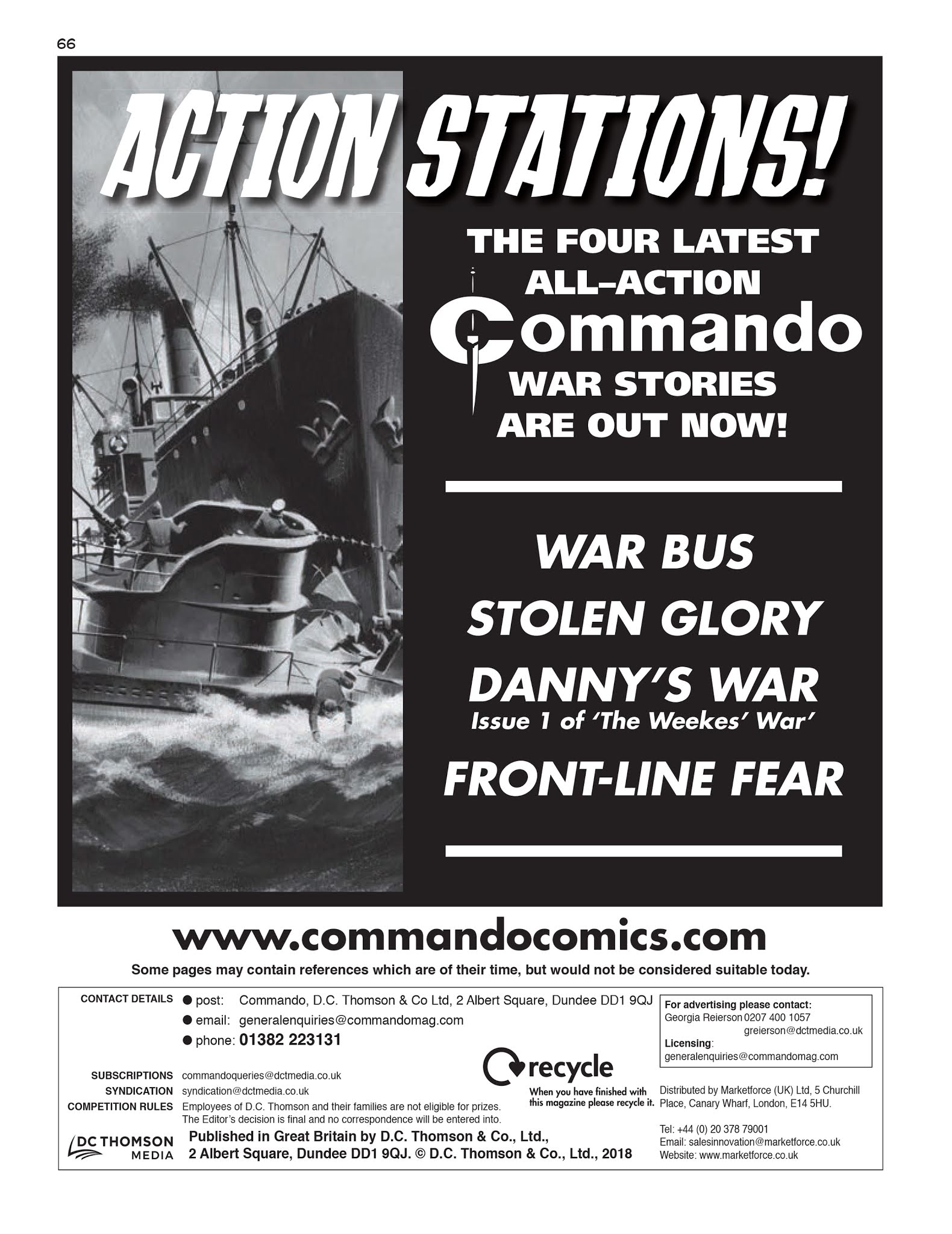 Read online Commando: For Action and Adventure comic -  Issue #5173 - 65