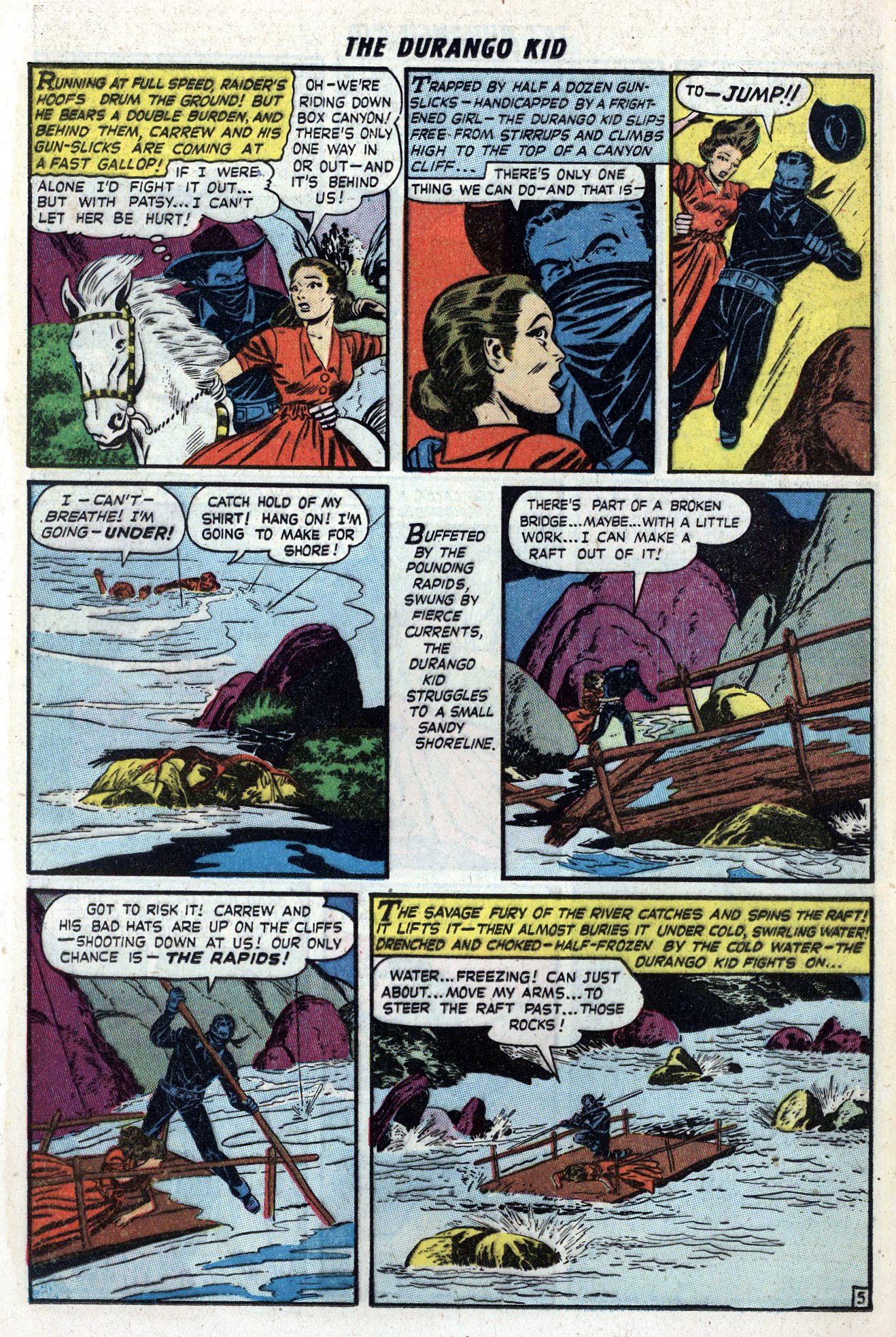 Read online Charles Starrett as The Durango Kid comic -  Issue #5 - 16