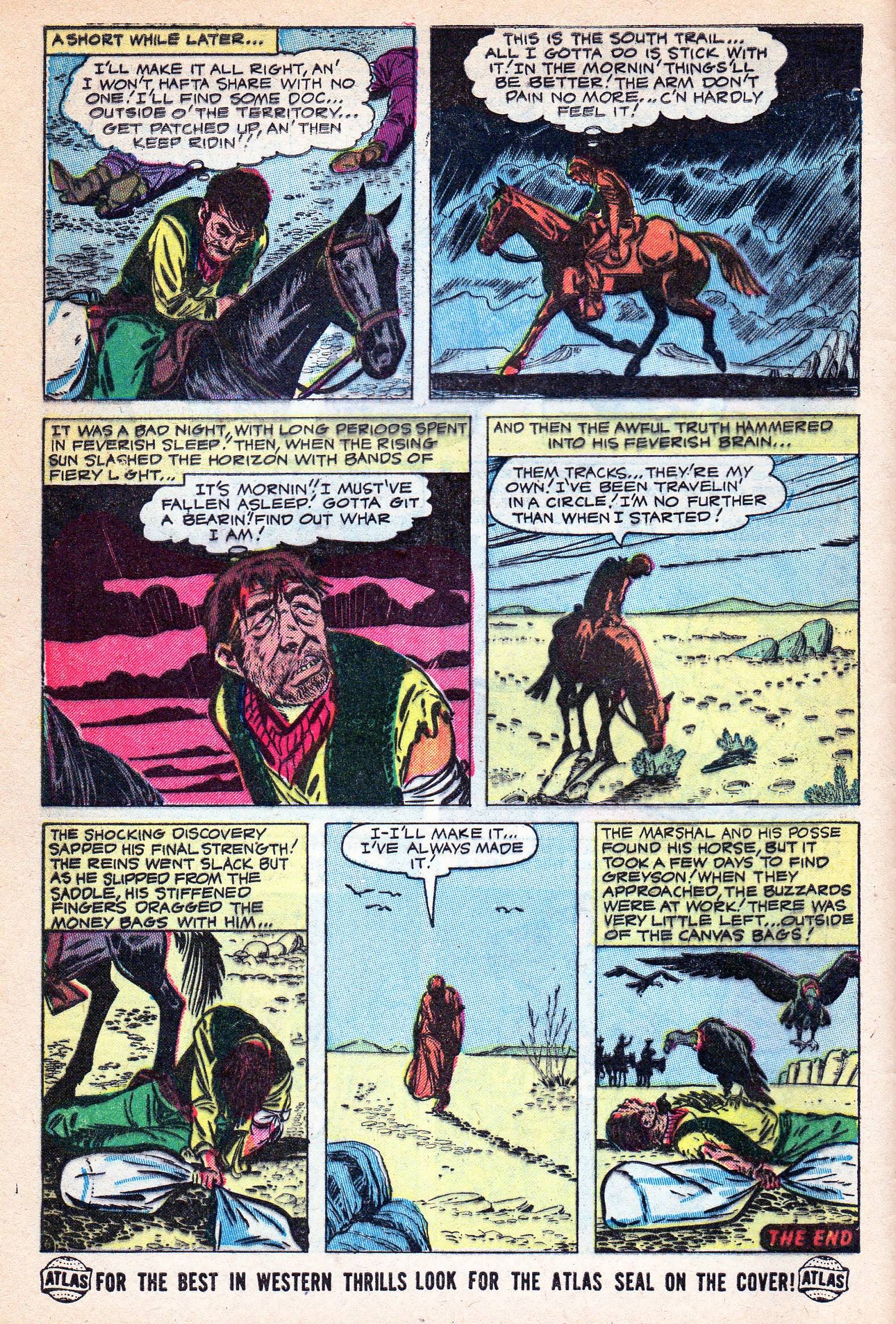 Read online Western Outlaws (1954) comic -  Issue #3 - 8