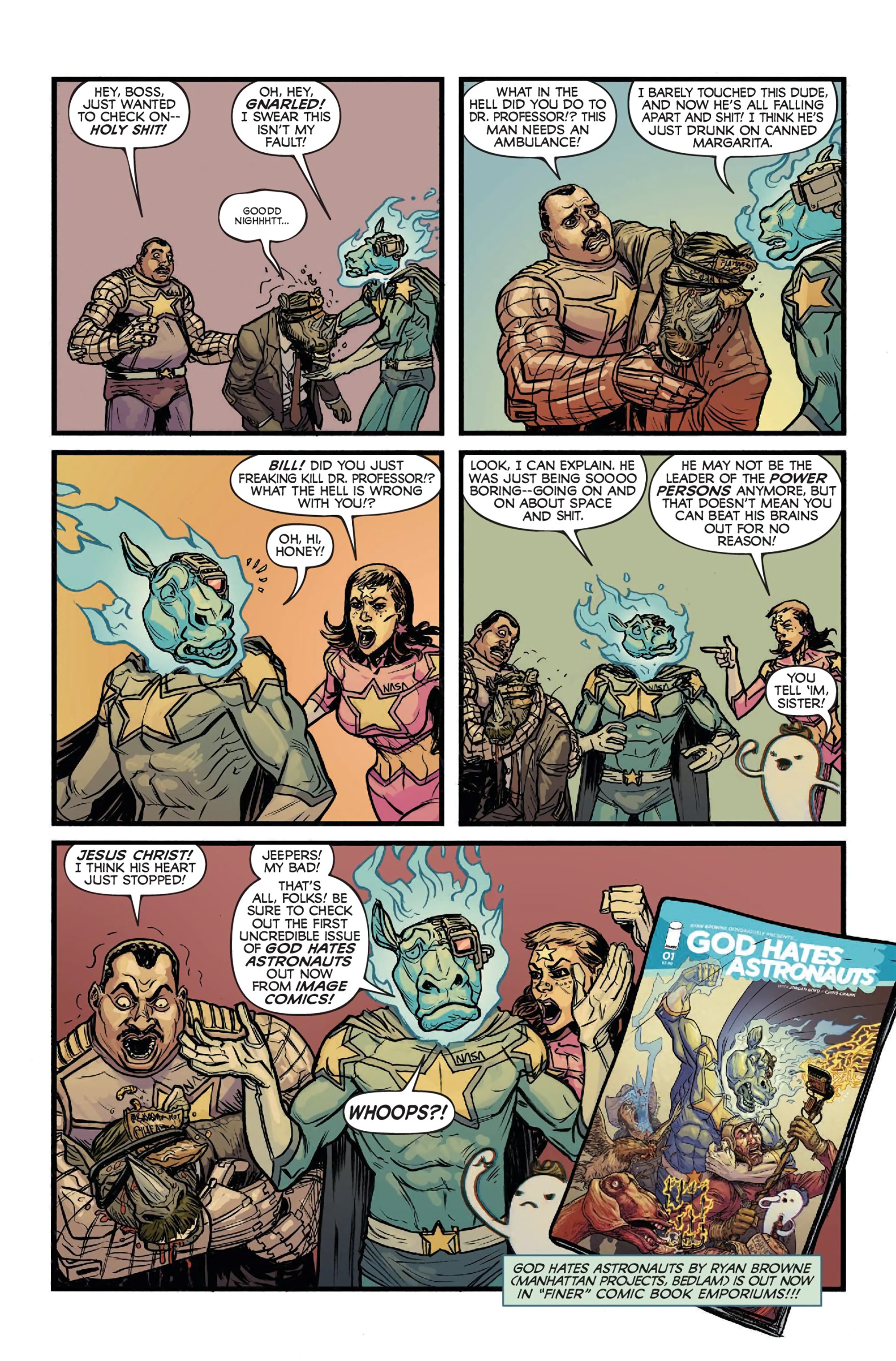 Read online God Hates Astronauts comic -  Issue # _The Omnimegabus (Part 7) - 12