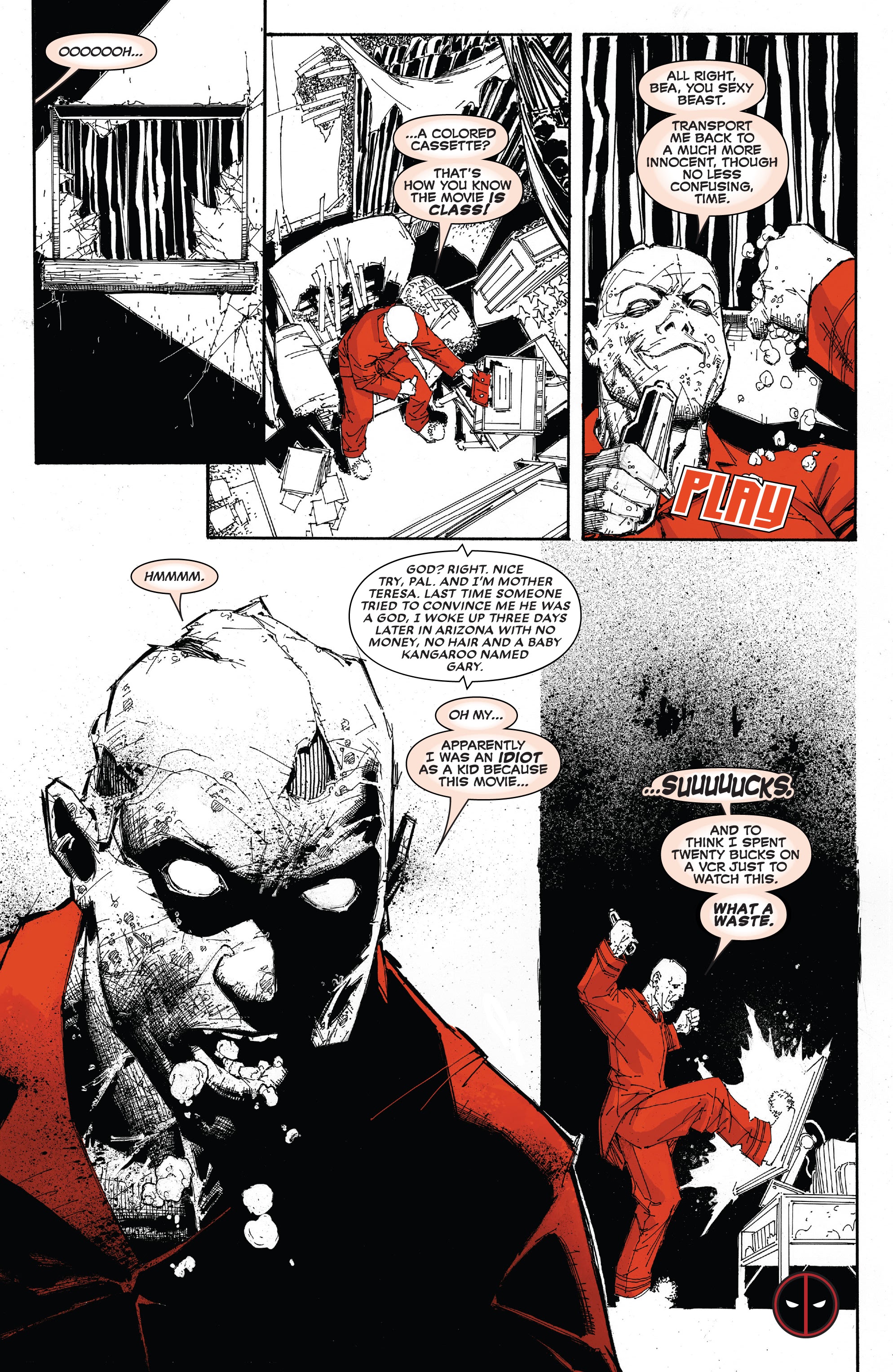Read online Deadpool: Black, White & Blood comic -  Issue #1 - 21