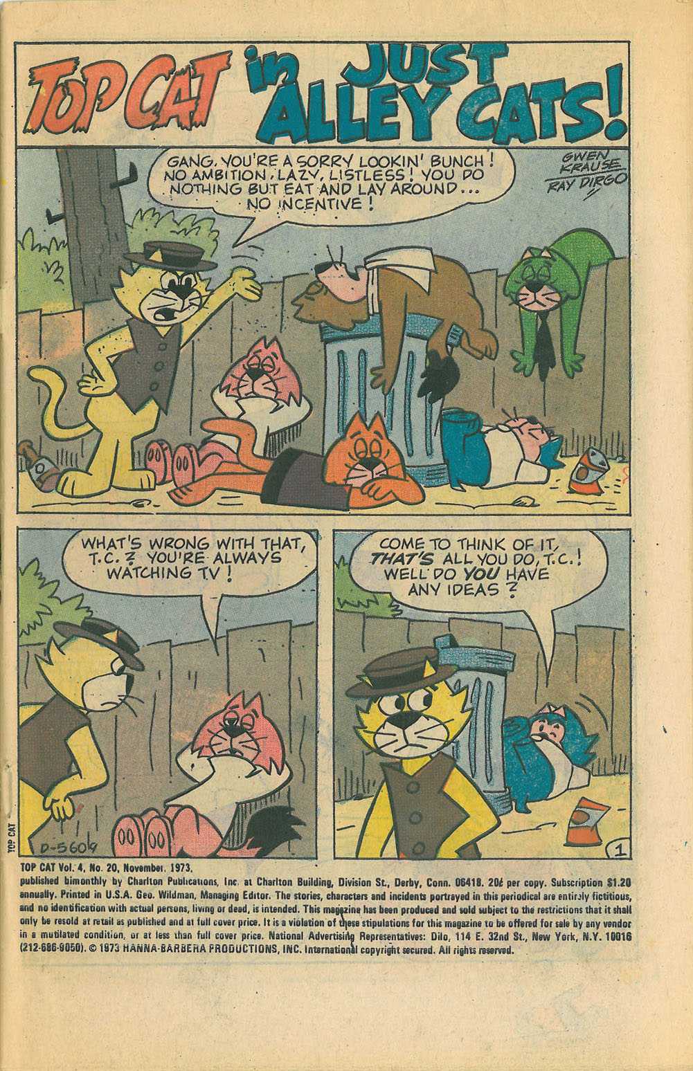 Read online Top Cat (1970) comic -  Issue #20 - 3