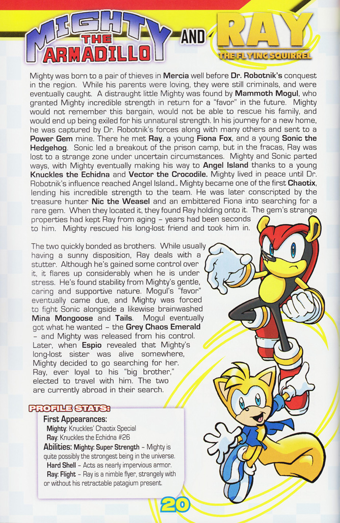 Read online Sonic the Hedgehog: The Complete Sonic Comic Encyclopedia comic -  Issue # TPB - 22