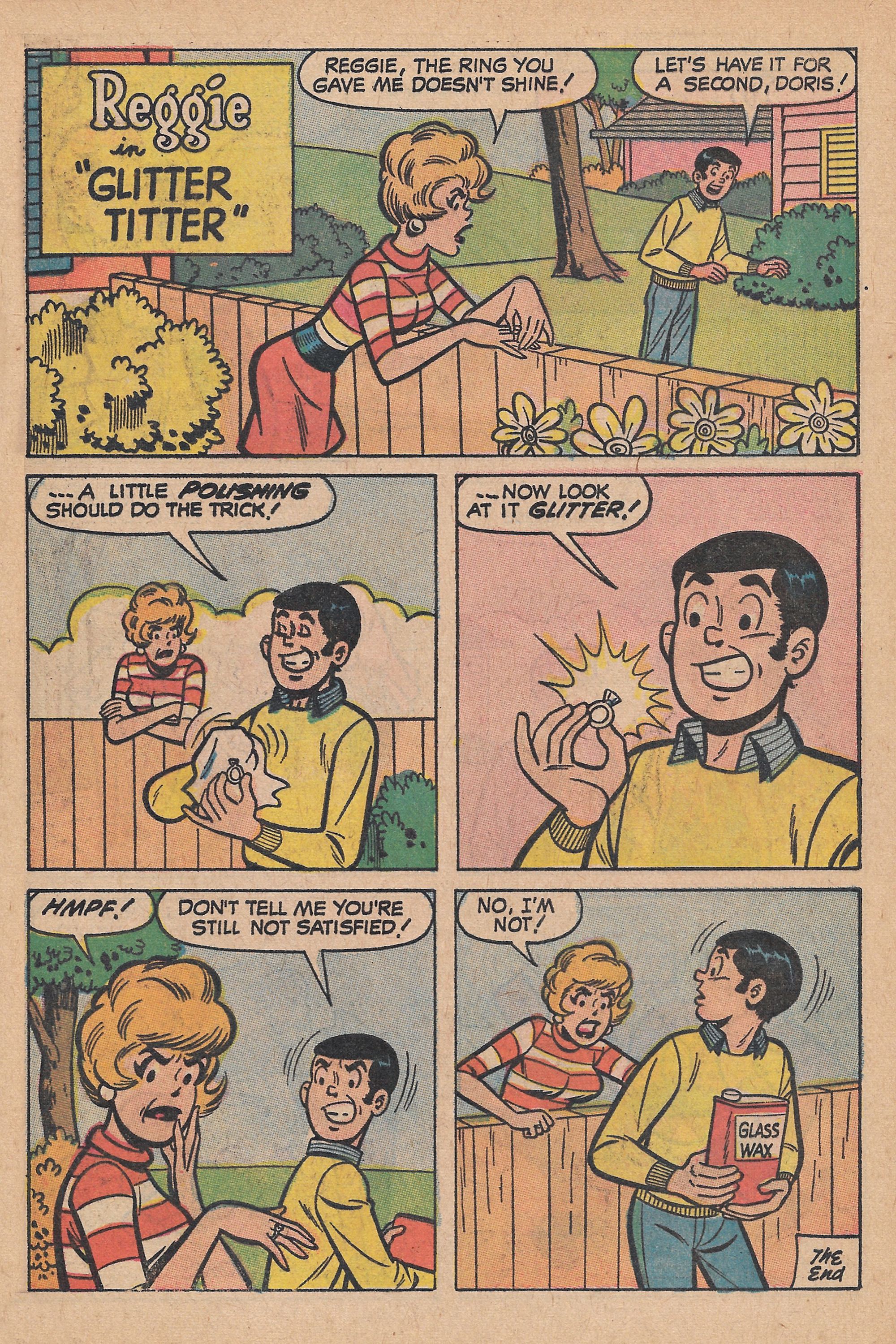Read online Reggie's Wise Guy Jokes comic -  Issue #6 - 33