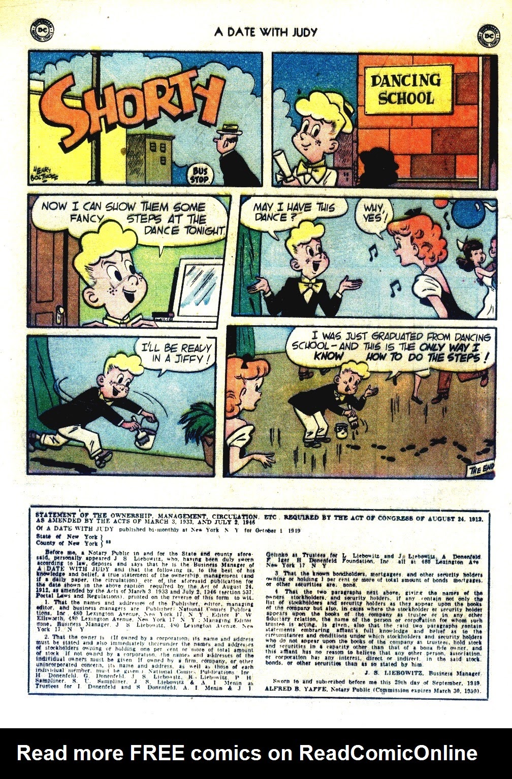 Read online A Date with Judy comic -  Issue #15 - 28