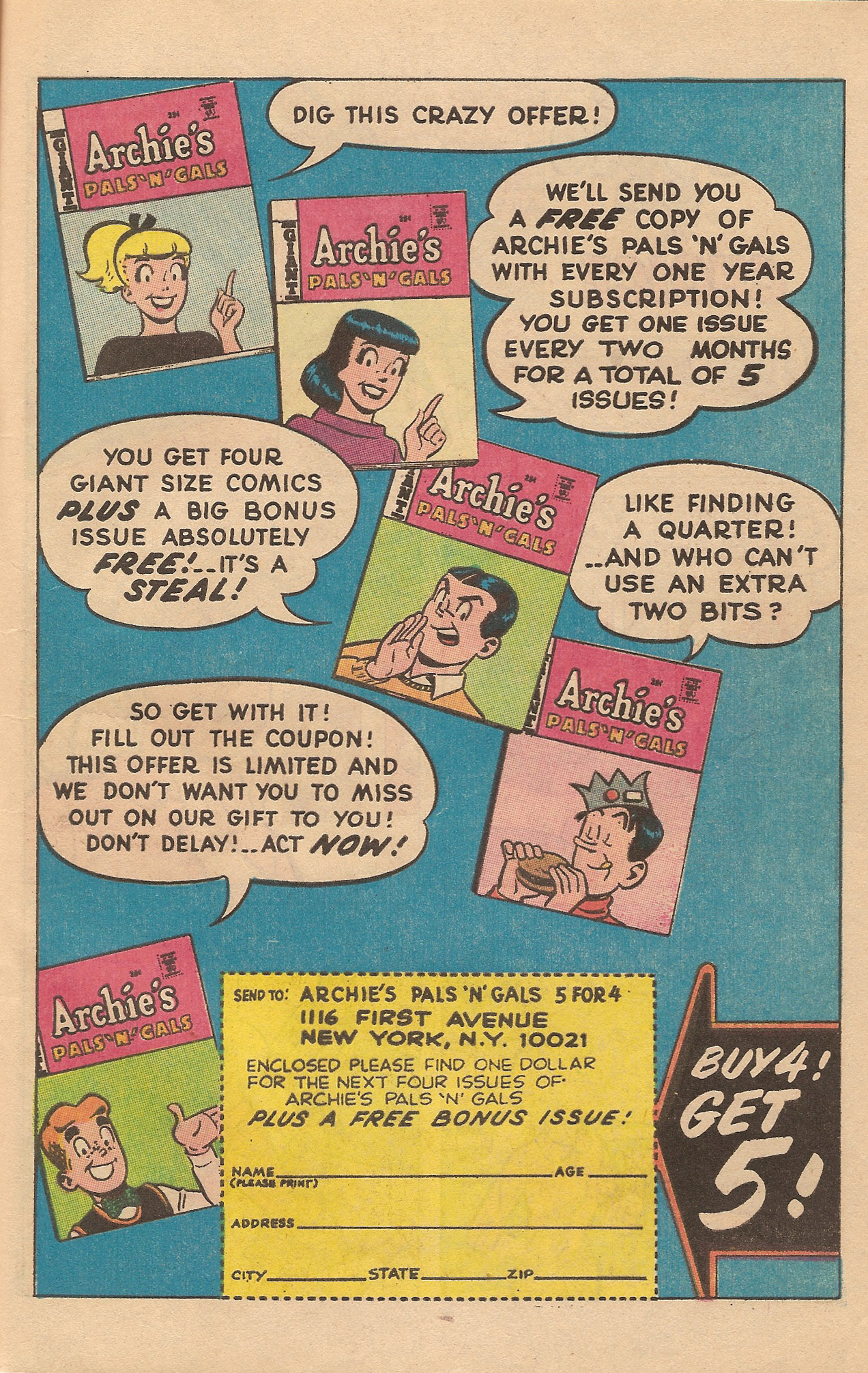 Read online Reggie's Wise Guy Jokes comic -  Issue #5 - 55