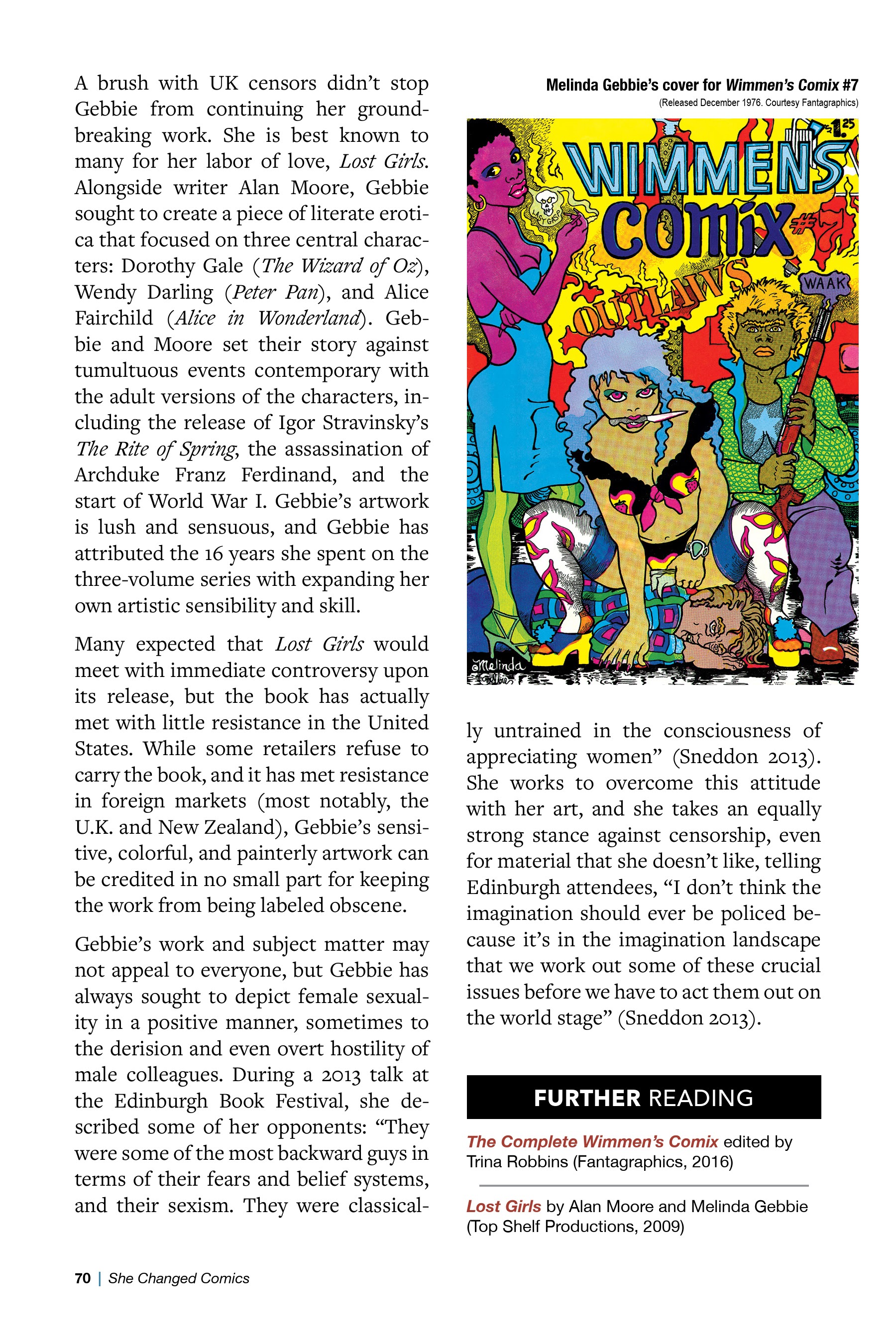 Read online CBLDF Presents: She Changed Comics comic -  Issue # TPB (Part 1) - 77