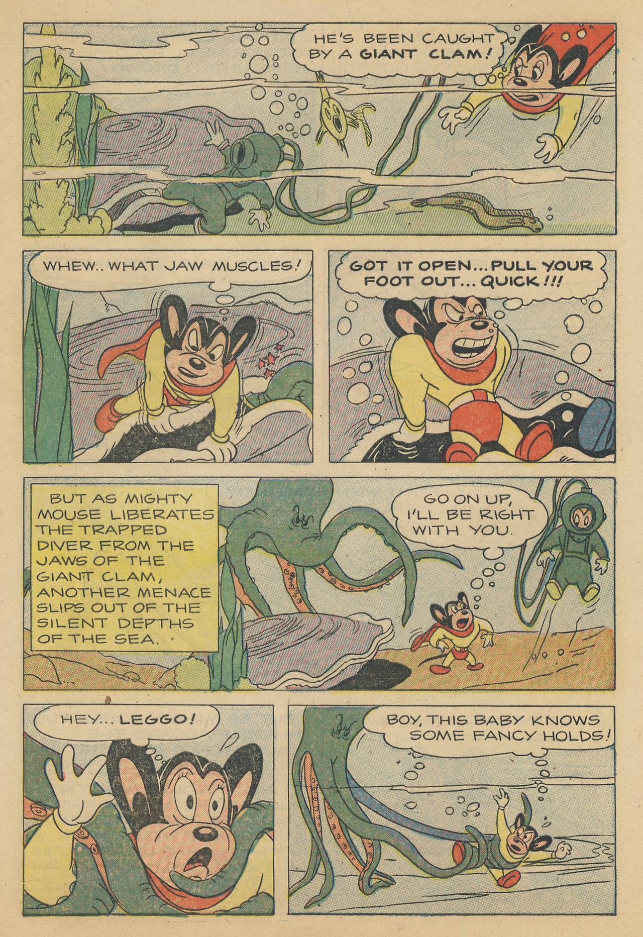 Read online Paul Terry's Mighty Mouse Comics comic -  Issue #45 - 9