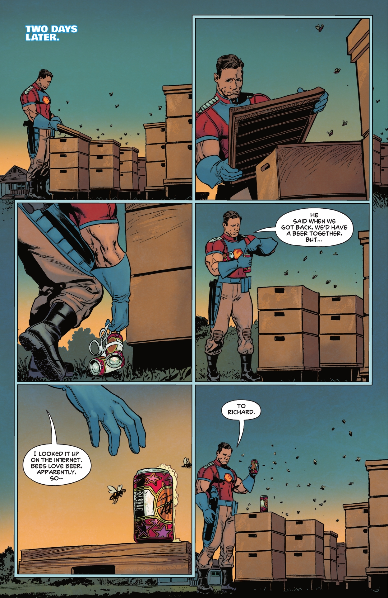 Read online Peacemaker Tries Hard! comic -  Issue #6 - 17