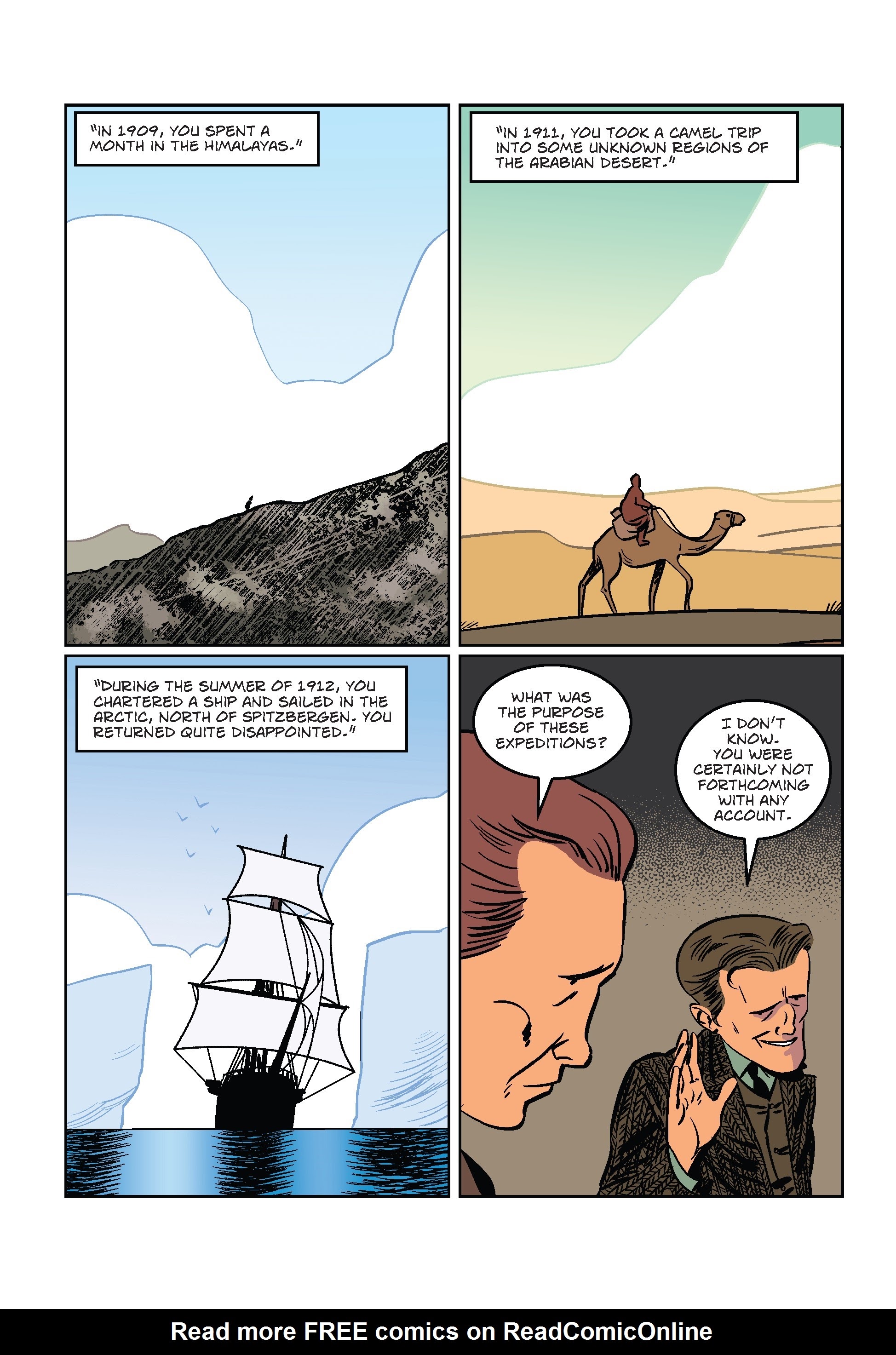 Read online H.P. Lovecraft The Shadow Out of Time comic -  Issue # TPB - 21
