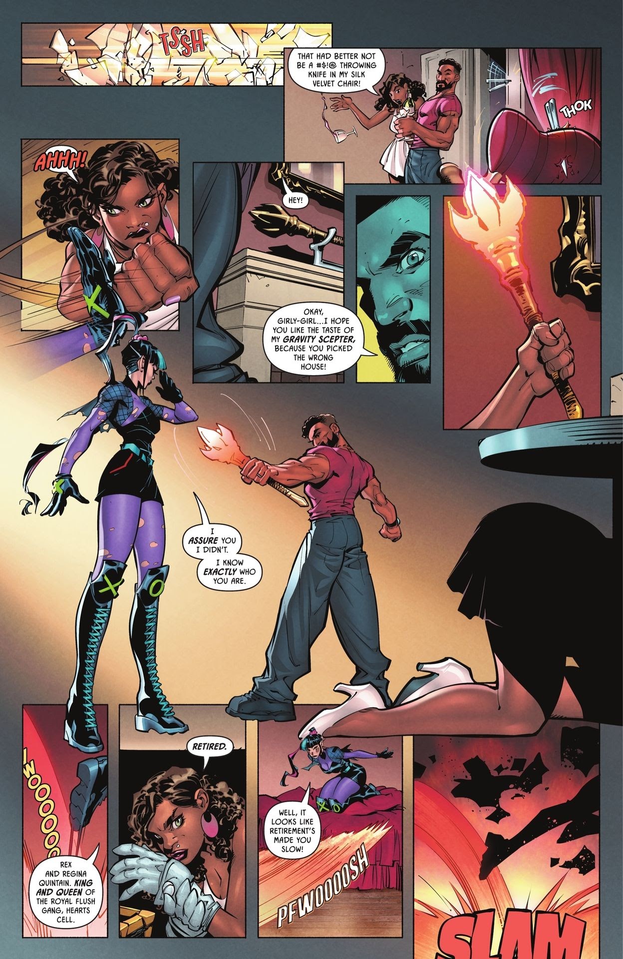 Read online Punchline: The Gotham Game comic -  Issue #1 - 12