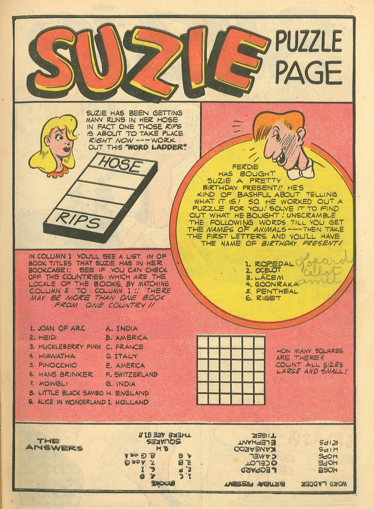 Read online Suzie Comics comic -  Issue #60 - 11