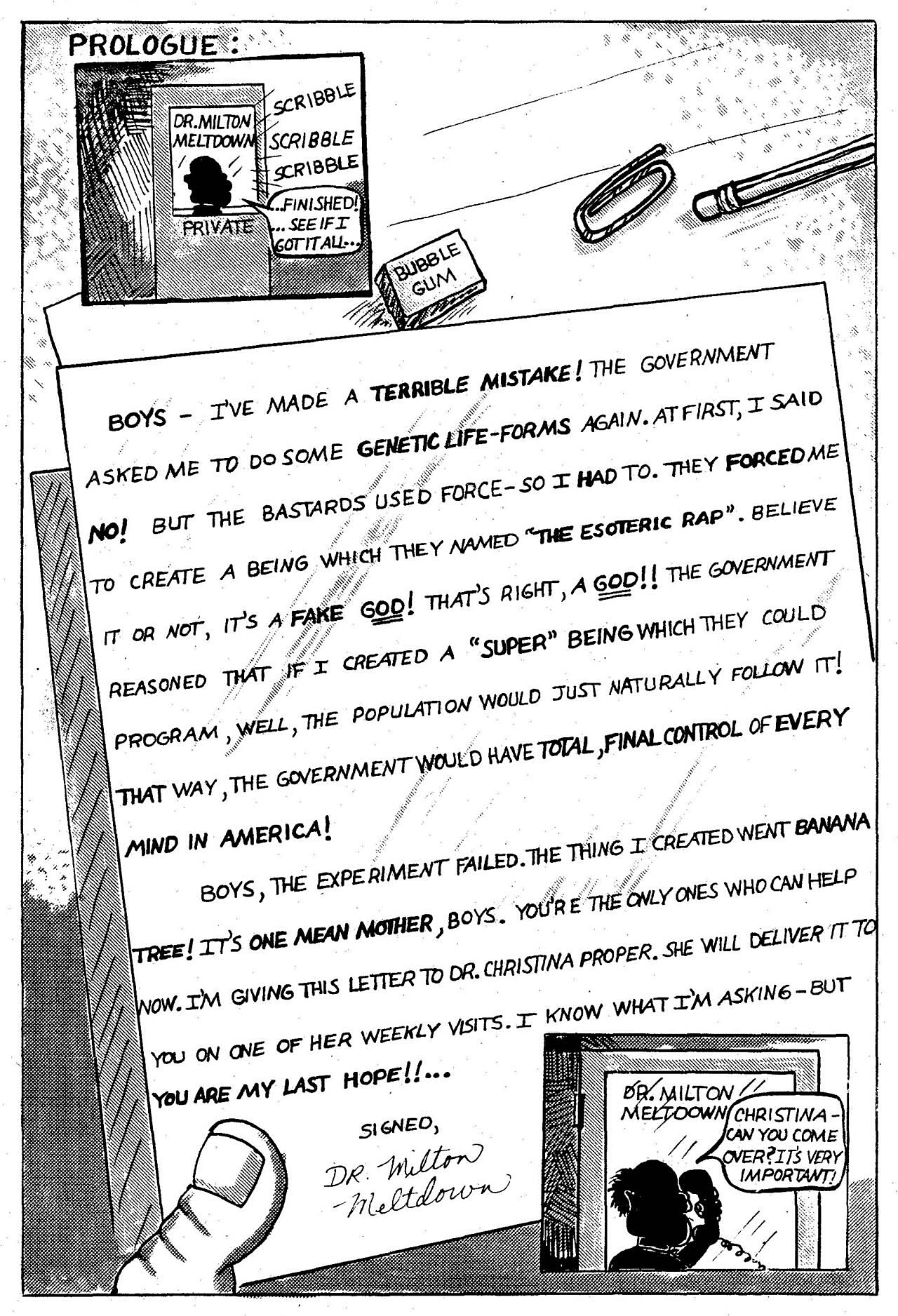 Read online Geriatric Gangrene Jujitsu Gerbils comic -  Issue #1 - 3