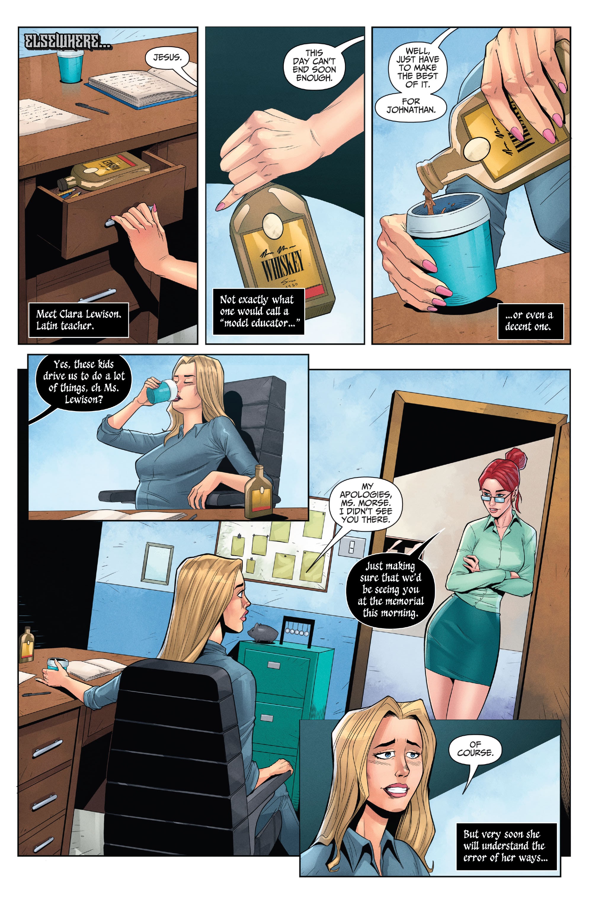 Read online Grimm Tales of Terror Quarterly: Back to School comic -  Issue # Full - 56
