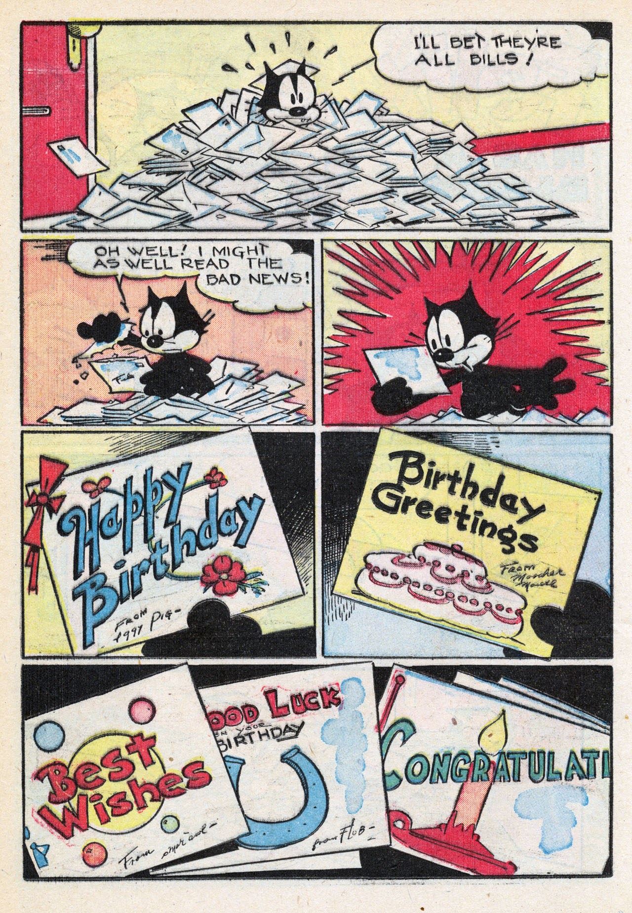 Read online Felix the Cat (1948) comic -  Issue #13 - 16