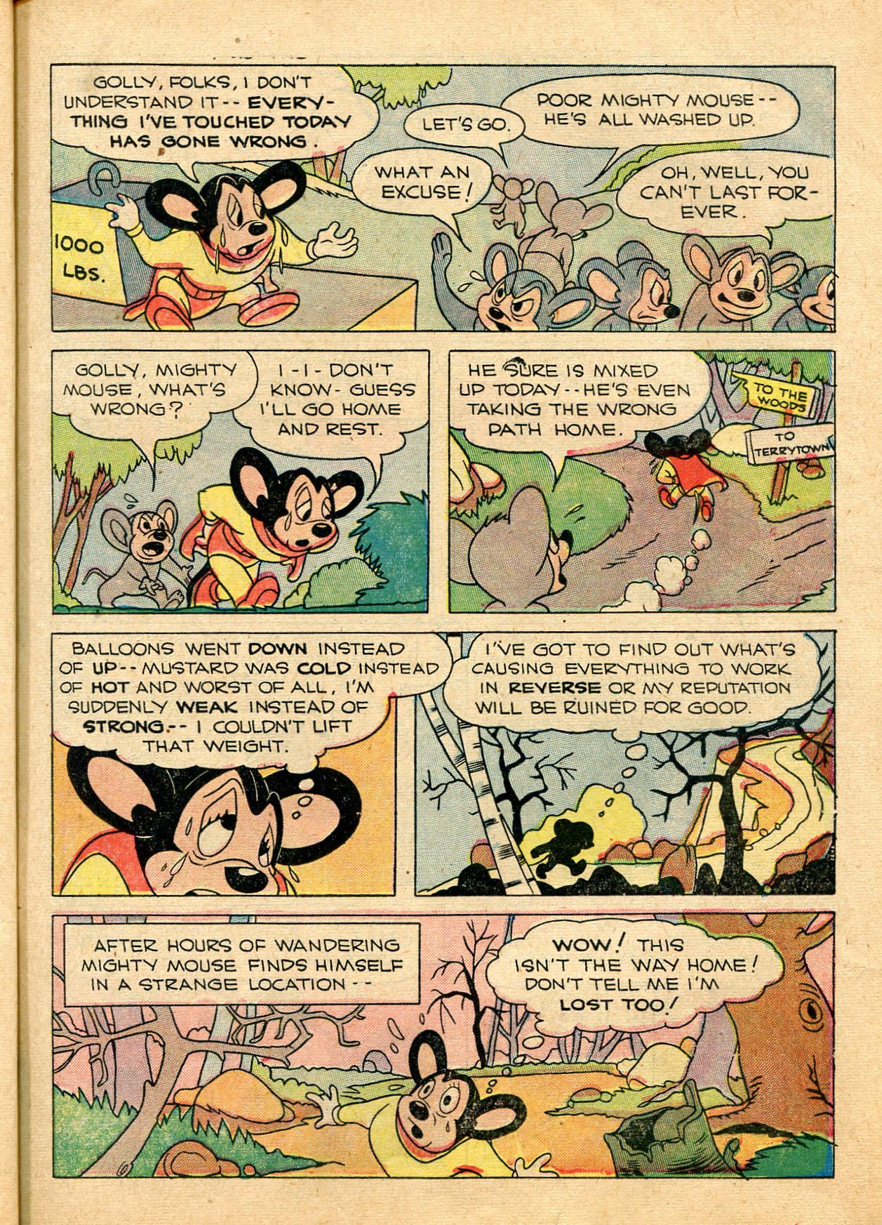 Read online Paul Terry's Mighty Mouse Comics comic -  Issue #25 - 15