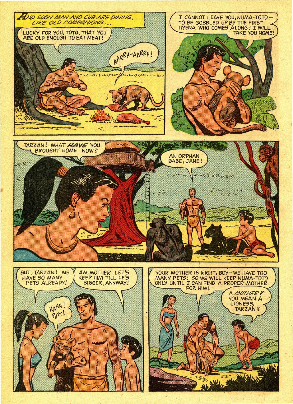 Read online Tarzan (1948) comic -  Issue #80 - 22
