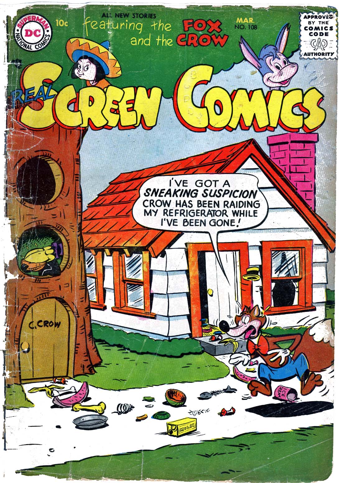 Read online Real Screen Comics comic -  Issue #108 - 1
